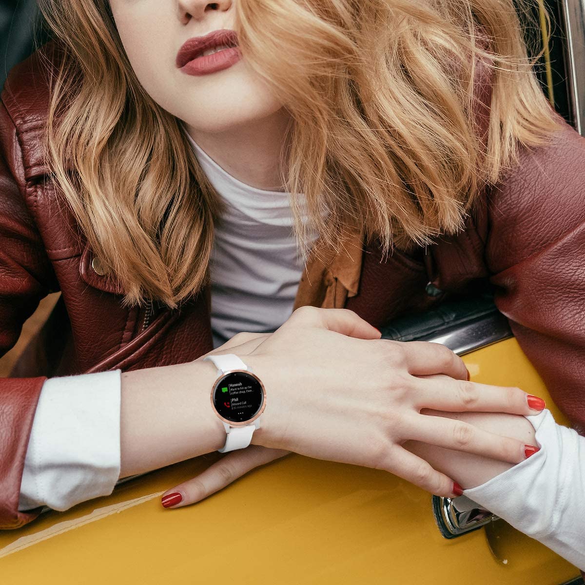 Vicrior Bands Compatible With Garmin Vivoactive 4S/ Venu 2S/ Venu 3S /Vivomove 3S Smart Watch, 18Mm Quick Release Soft Silicone