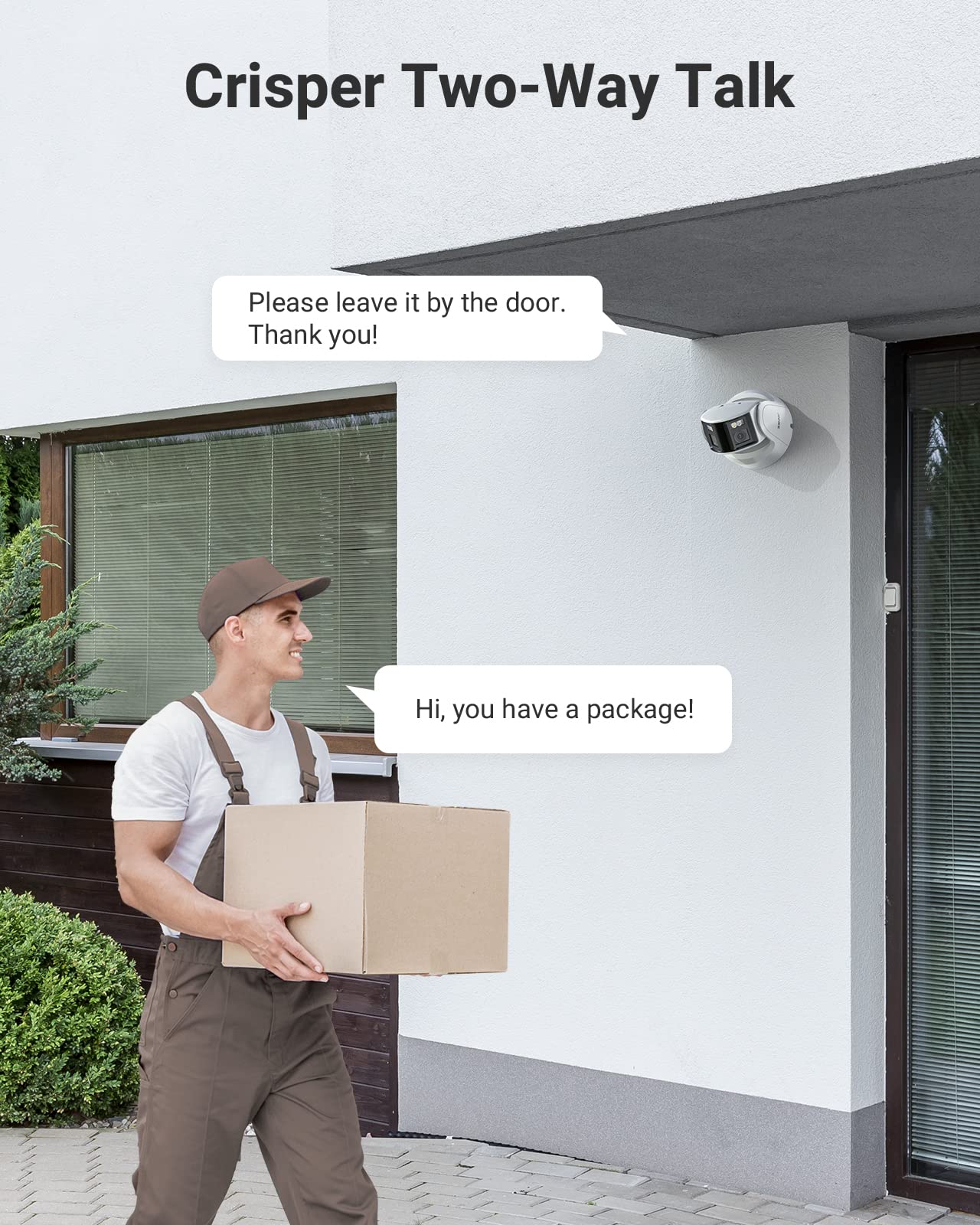 Annke Fcd600 Poe Security Camera Outdoor With Dual Lens 180 Filed Of View, 6Mp Ip Surveillance Camera Support Color Night Vision