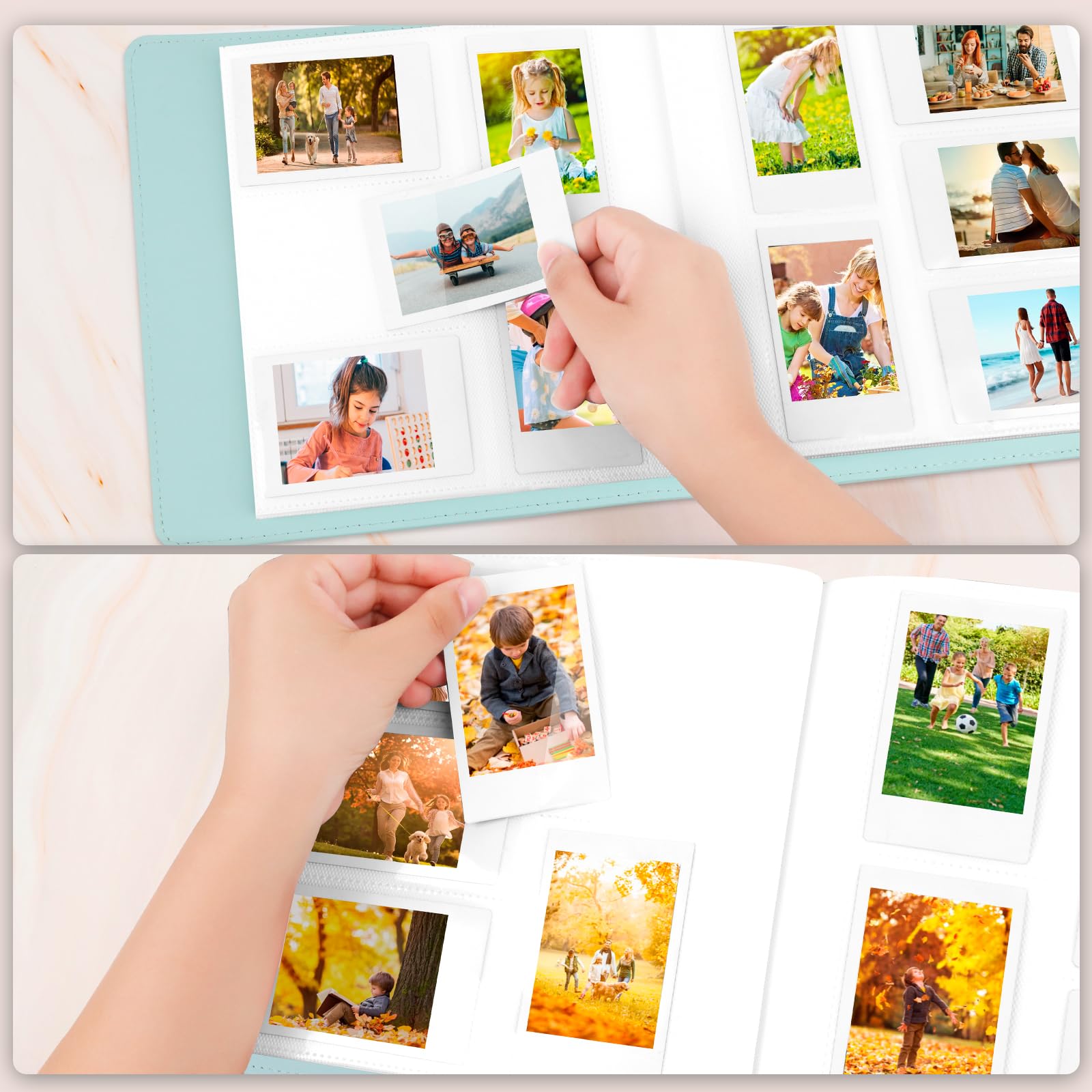 360 Pockets Photo Album For Fujifilm Instax Mini 12 11 9 99 8 40 Evo Instant Camera, For Polaroid Snap/Pic 300/Z2300/ Socialmati