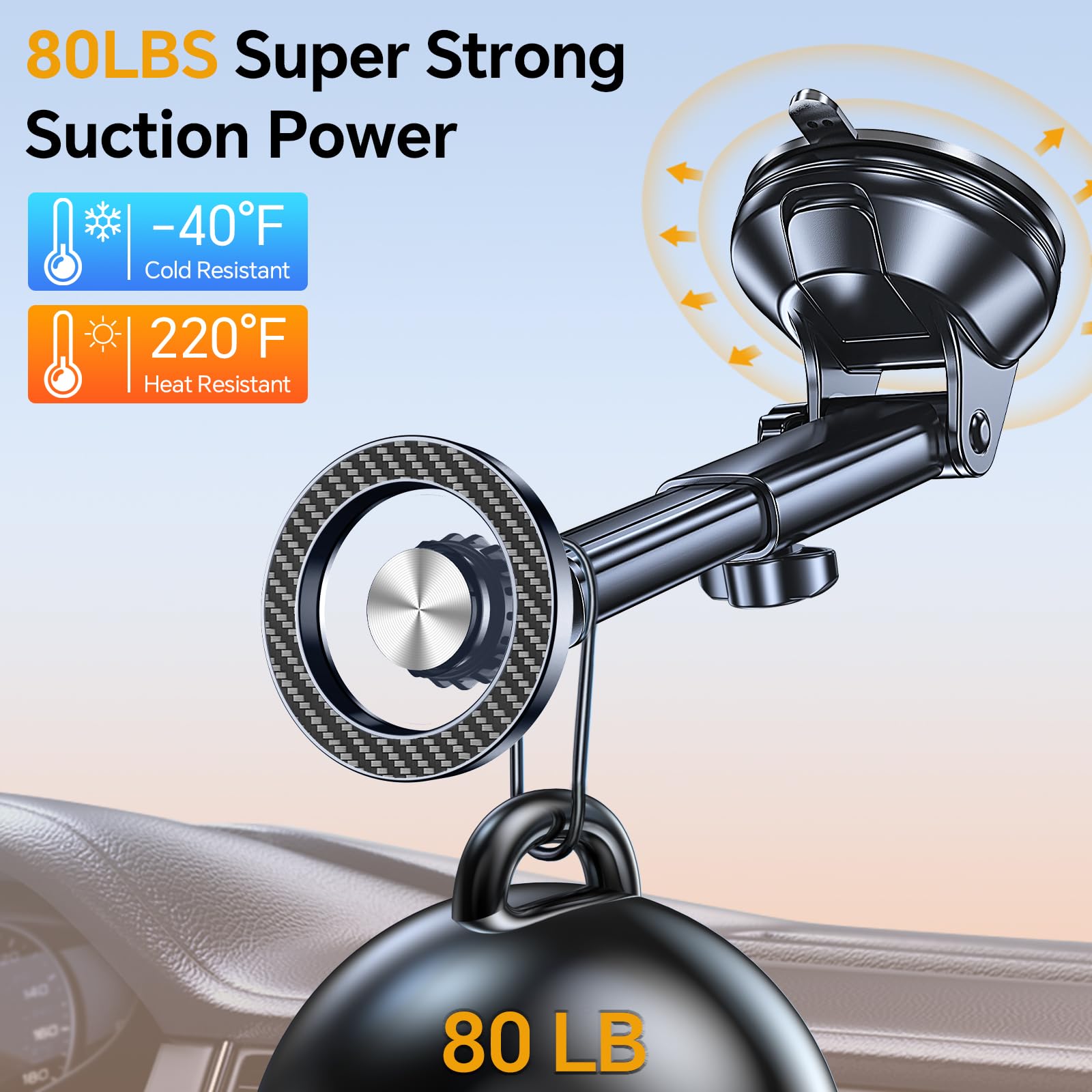 For Magsafe Car Mount? Windshield + Vent + Dash ? Magnetic Phone Holder For Car Phone Holder Mount Cell Phone Holders For Your C