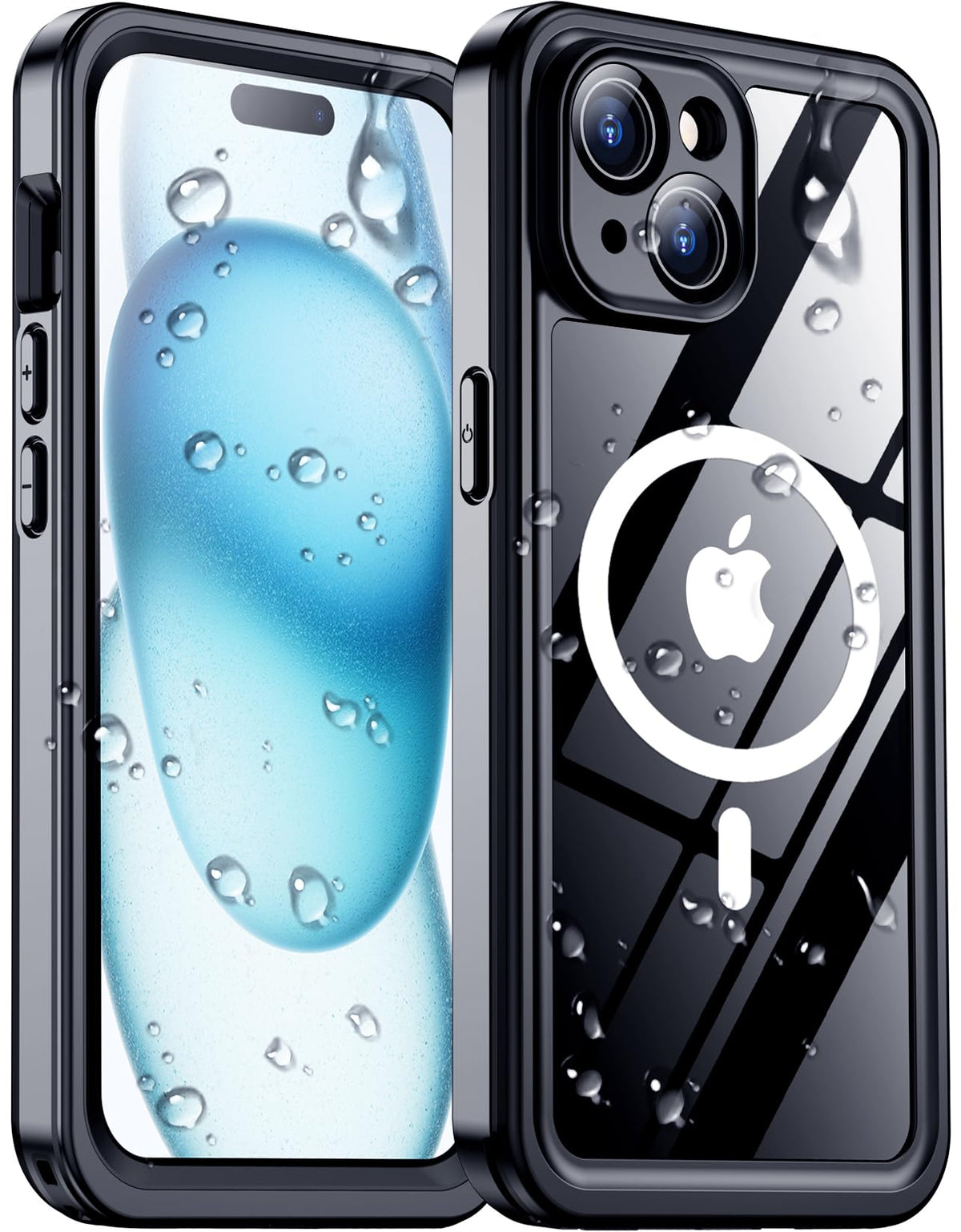 Red2Fire 2024 New Designed For Iphone 15 Case Waterproof, [Compatible With Magsafe][Built In Camera & Screen Protector][Full Bod