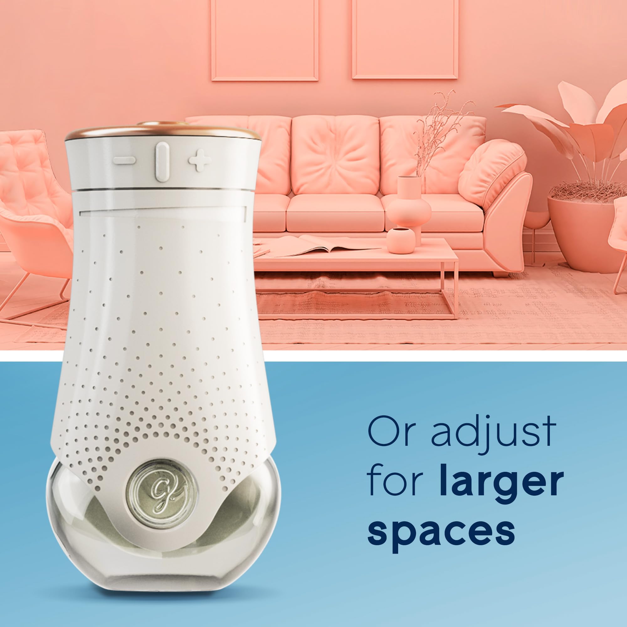 Glade Plugins Air Freshener Warmer, Scented And Essential Oils For Home And Bathroom, Up To 50 Days On Low Setting, 5 Count