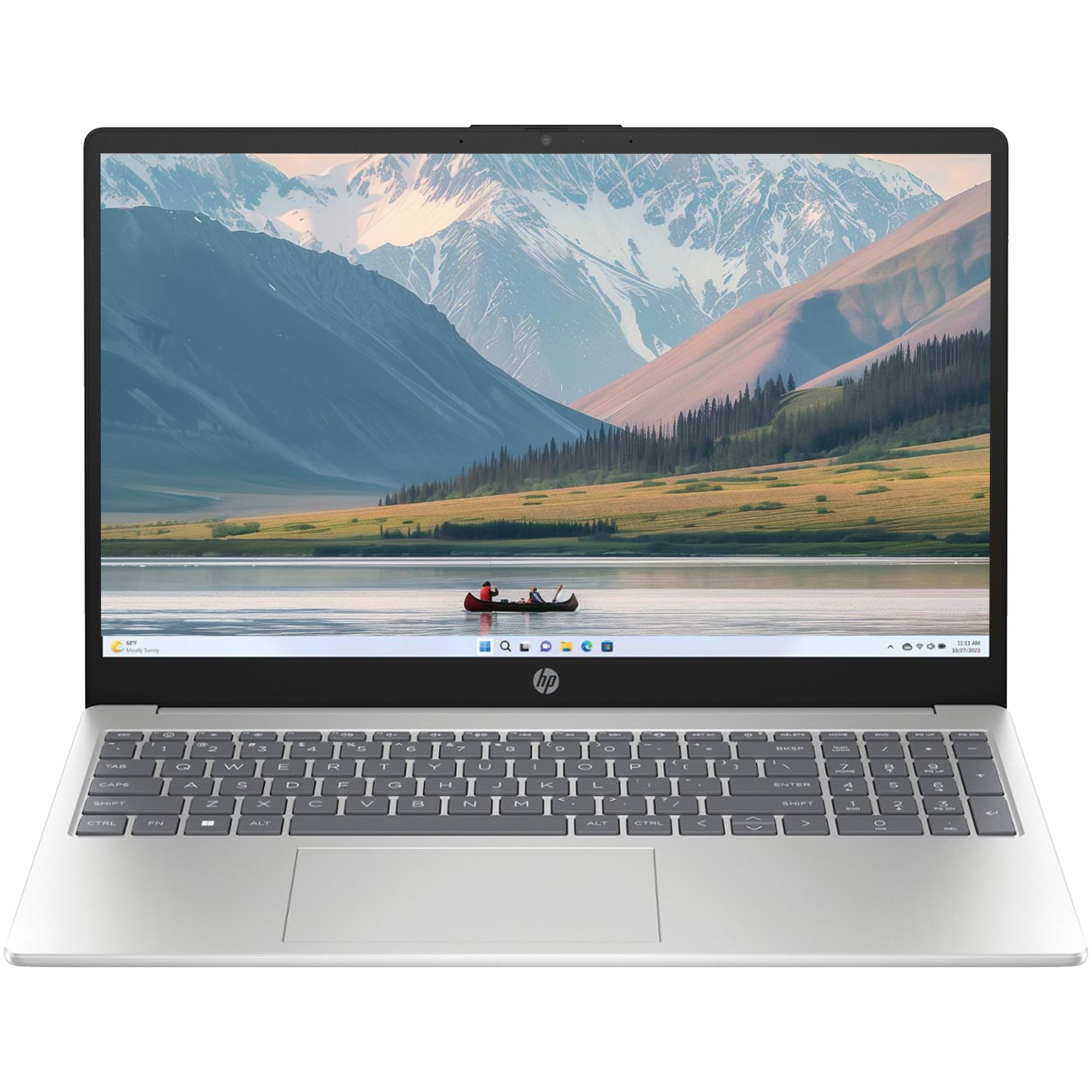 Hp 15.6 Inch Laptop, Intel N200 Quad-Core Processor, 4Gb Ram, 128Gb Ssd, Wi-Fi 6, Webcam, Hdmi, Numeric Keypad, Windows 11 Home,