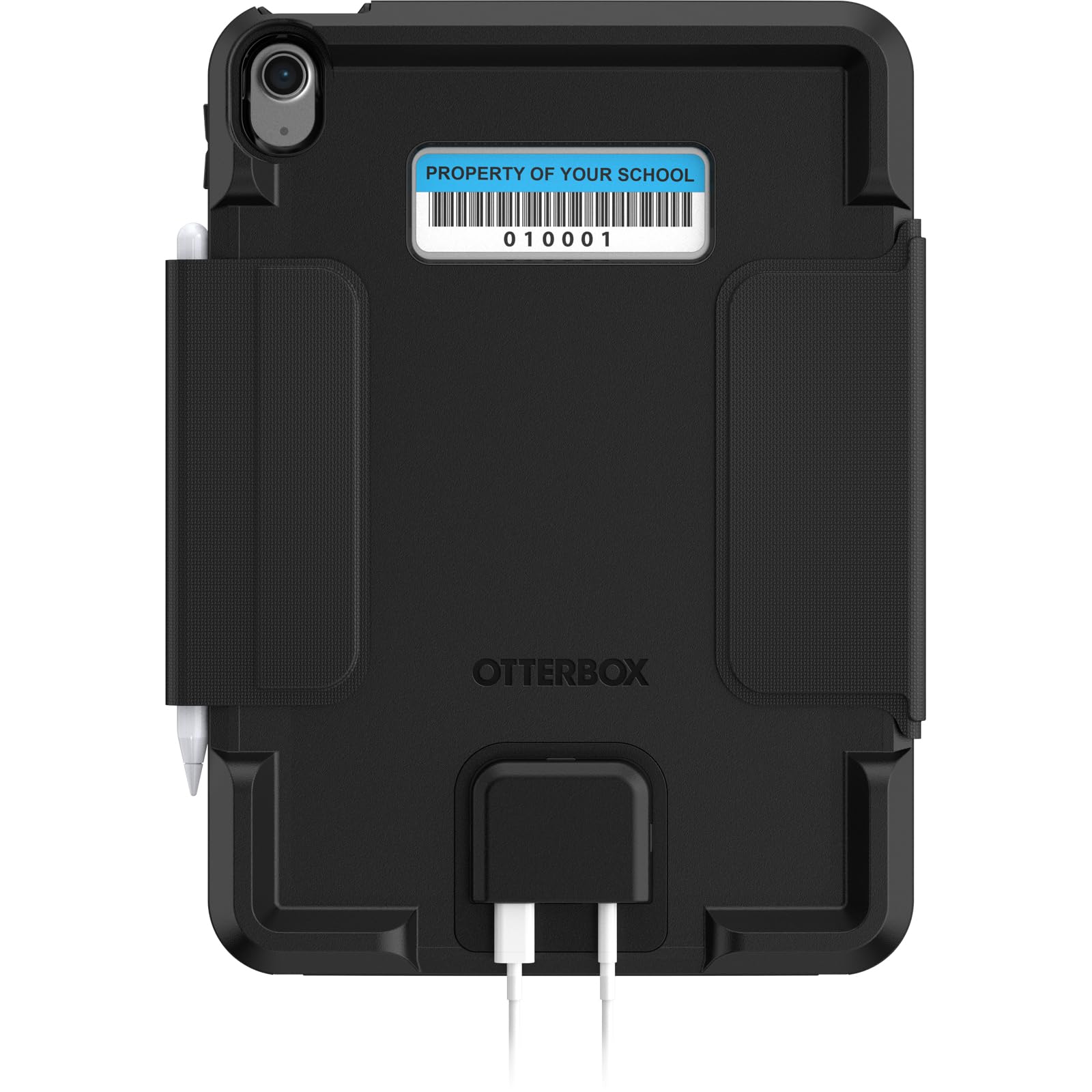 Otterbox Achiever Series Folio St For Ipad 10Th Gen   Black, Rugged, Durable, Multi Layer Protection (Ships In Polybag, Ideal Fo