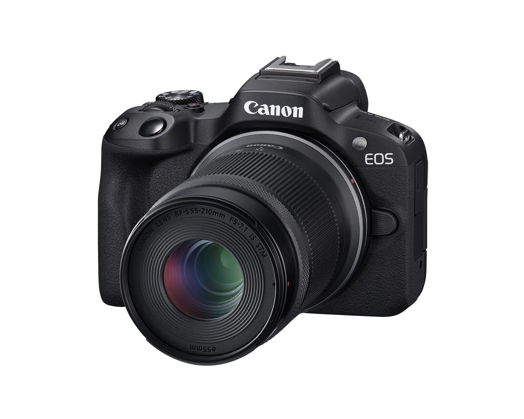 Canon EOS R50 Mirrorless Camera with RF S18 45mm F4.5 6.3 is STM & RF S55 210mm F5 7.1 is STM Lenses, 24.2 Megapixel CMOS (APS C) Sensor, 4K Video, Content Creator Vlogging Camera, RF Mount, Black