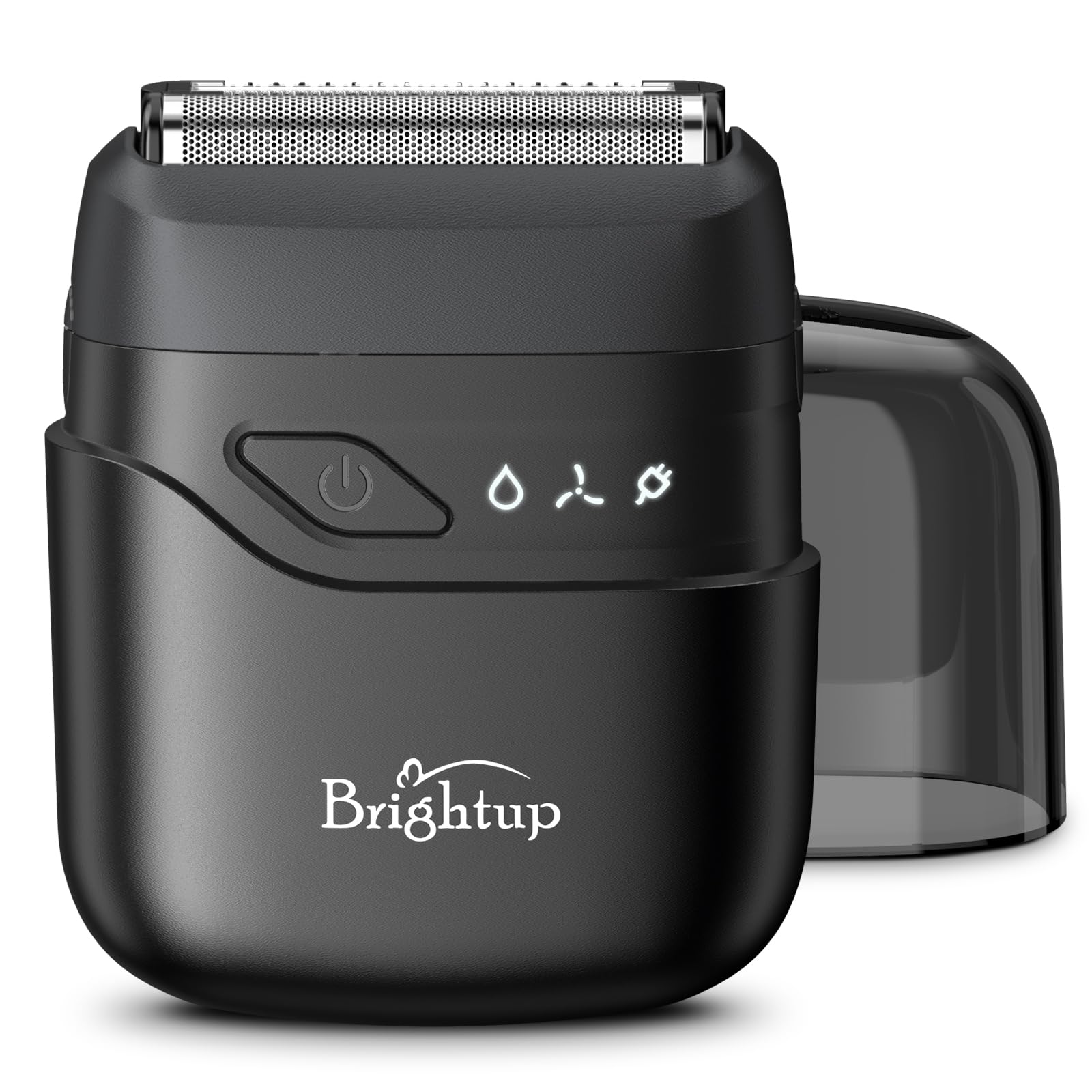 Brightup Compact Travel Shavers For Men, Portable Mini Foil Shaver Usb C Rechargeable Electric Razor With Floating Blades For St