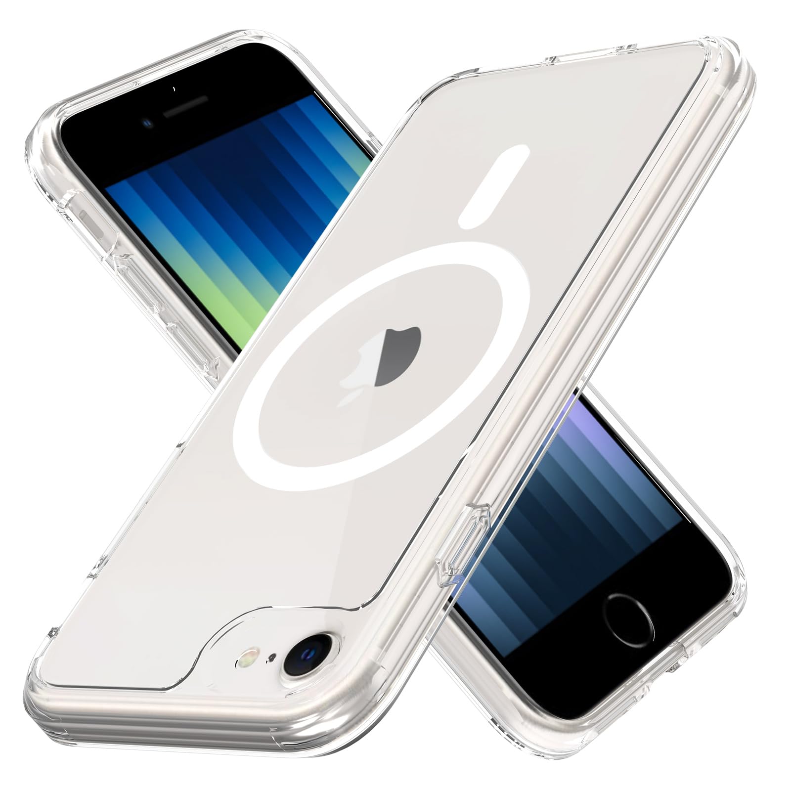 Magnetic For Iphone Se Case 2022/2020,Iphone 8/7 Case,Compatible With Magsafe,Shockproof Anti Scratch Thin Slim Phone Case.Magne