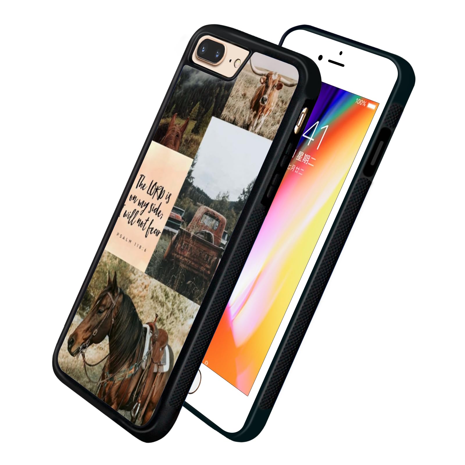 Traday Western Phone Case Compatible With Iphone 7Plus/8Plus Horse Phone Case