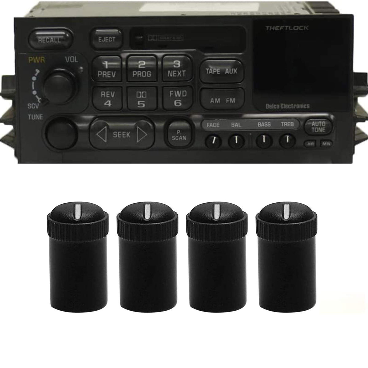 For Gm Original Equipment Radio Speaker Control Knobs (Pack Of 4)