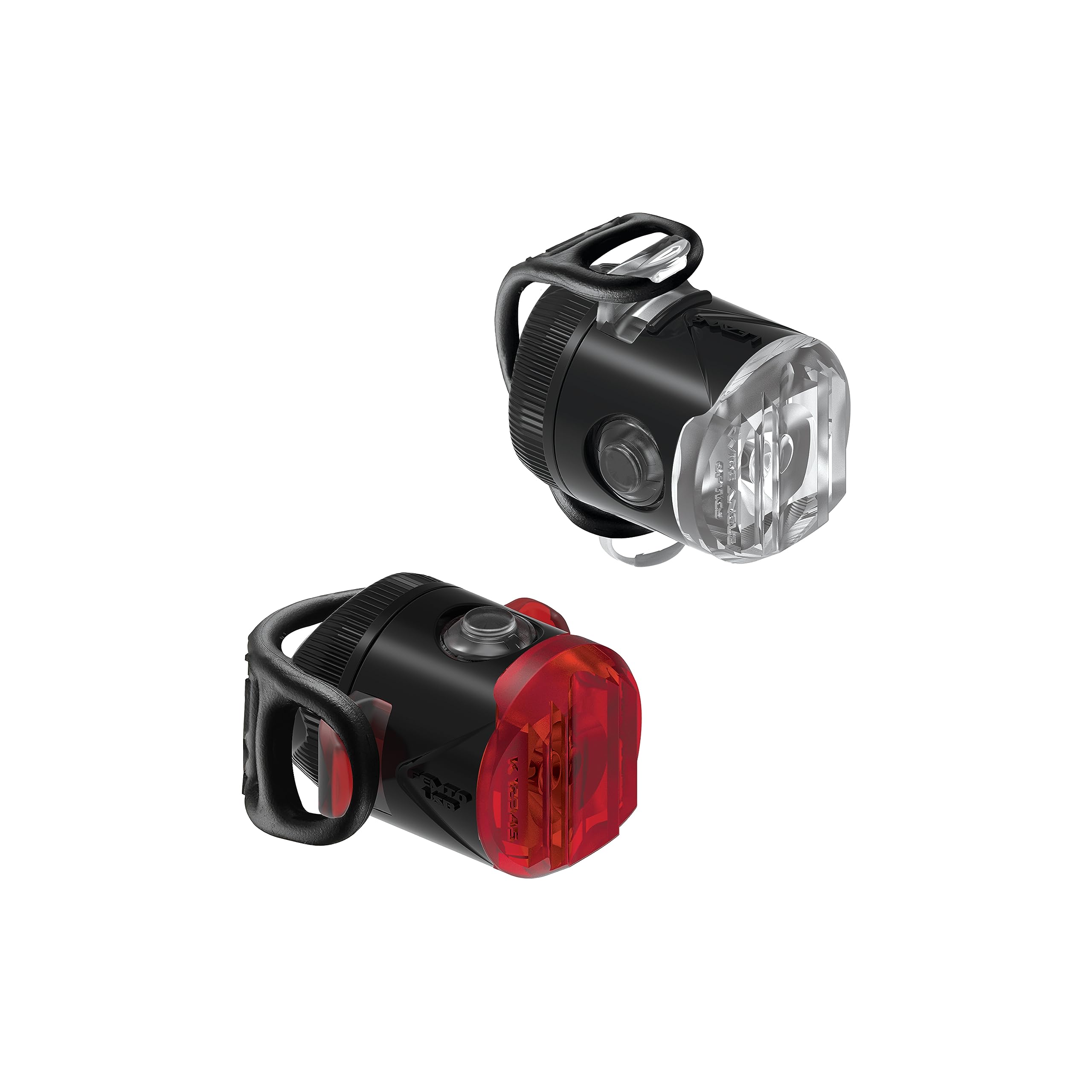 Lezyne Femto Usb Drive Bicycle Light Set, Front And Rear Pair, White/Red Led, Road, Mountain, Gravel Bike, Flashing, Usb Recharg
