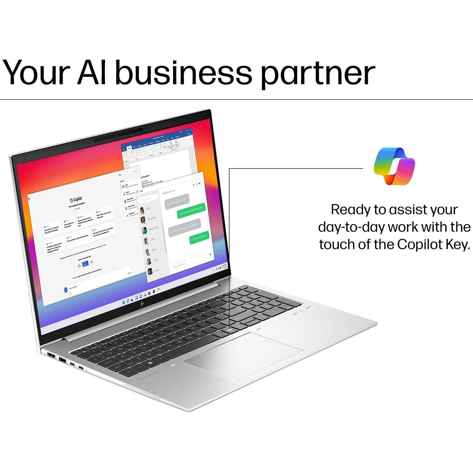 Hp Elitebook 860 G11 16'' Fhd+ Business Laptop Computer, Intel Ultra 7 155U (Beat I7-1355U), 16Gb Ddr5 Ram, 512Gb Pcie Ssd, Wifi