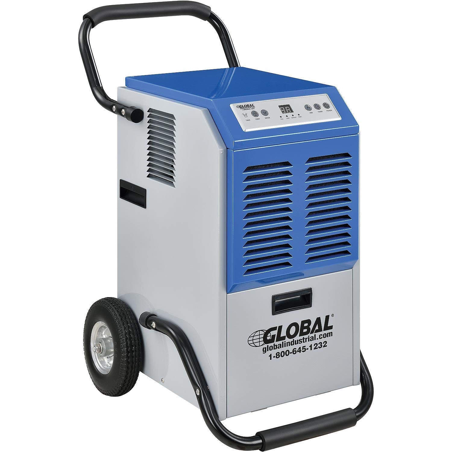 Global Industrial Portable Heavy Duty Commercial Dehumidifier, 110 Pints Per Day