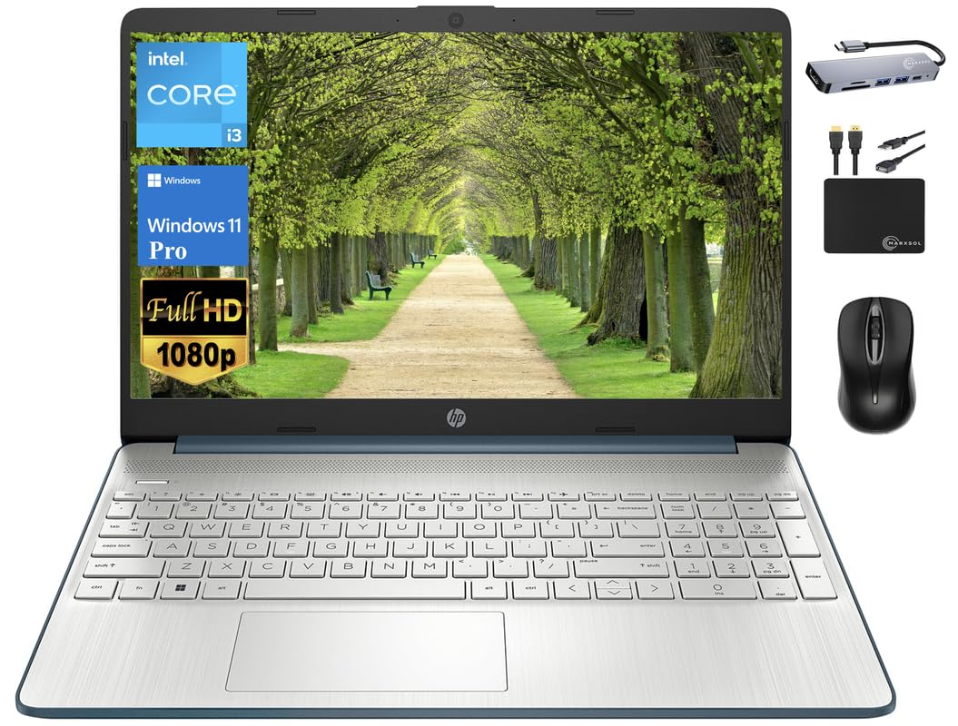 Hp 2024 Newest Business Laptop Computer, 15.6'' Hd Anti Glare Display, Intel I3 1115G4 (Upto 4.1Ghz), 16Gb Ram, 1Tb Ssd, Uhd Gra