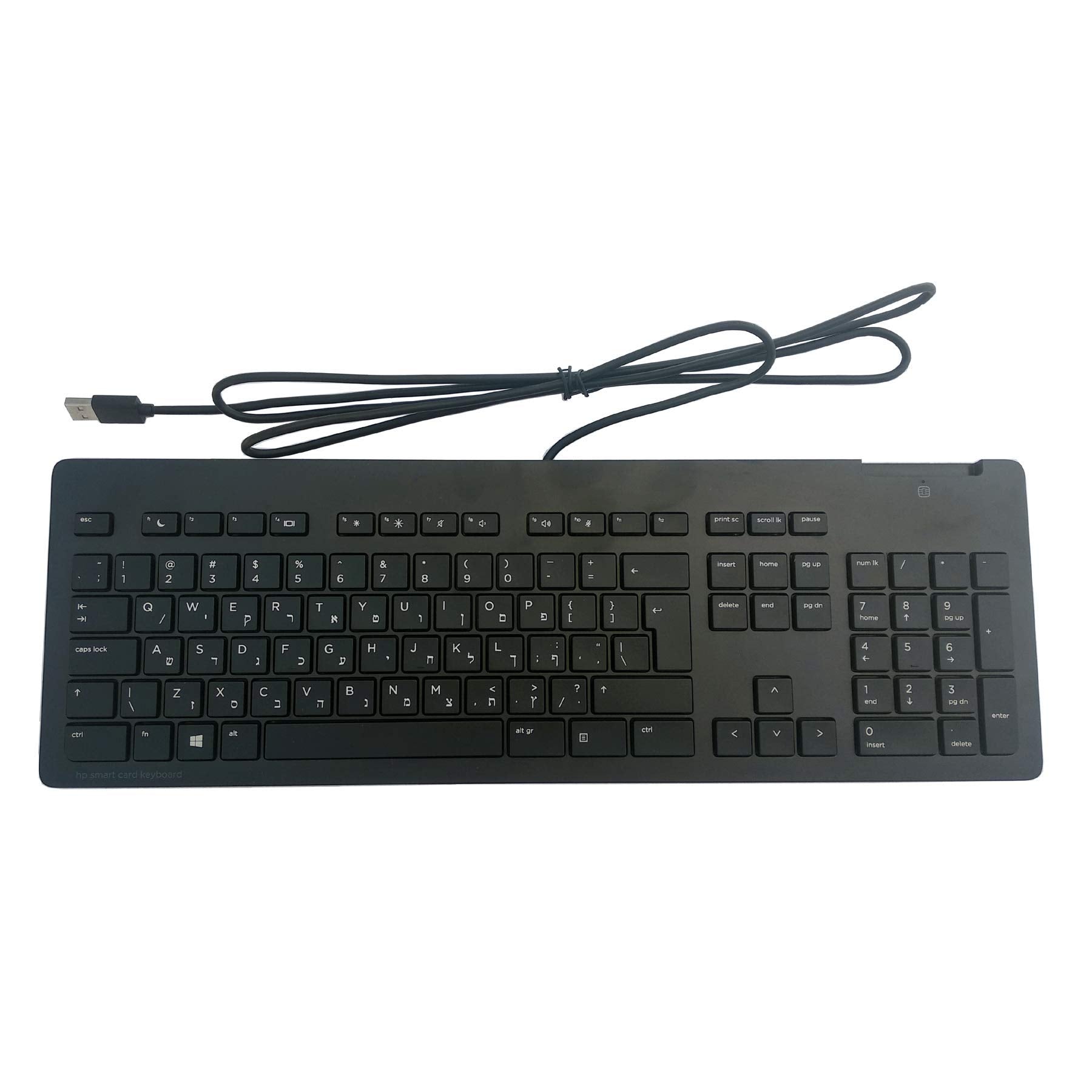 HP Z9H48AT#ABA Business Slim Wired Keyboard USB, Black