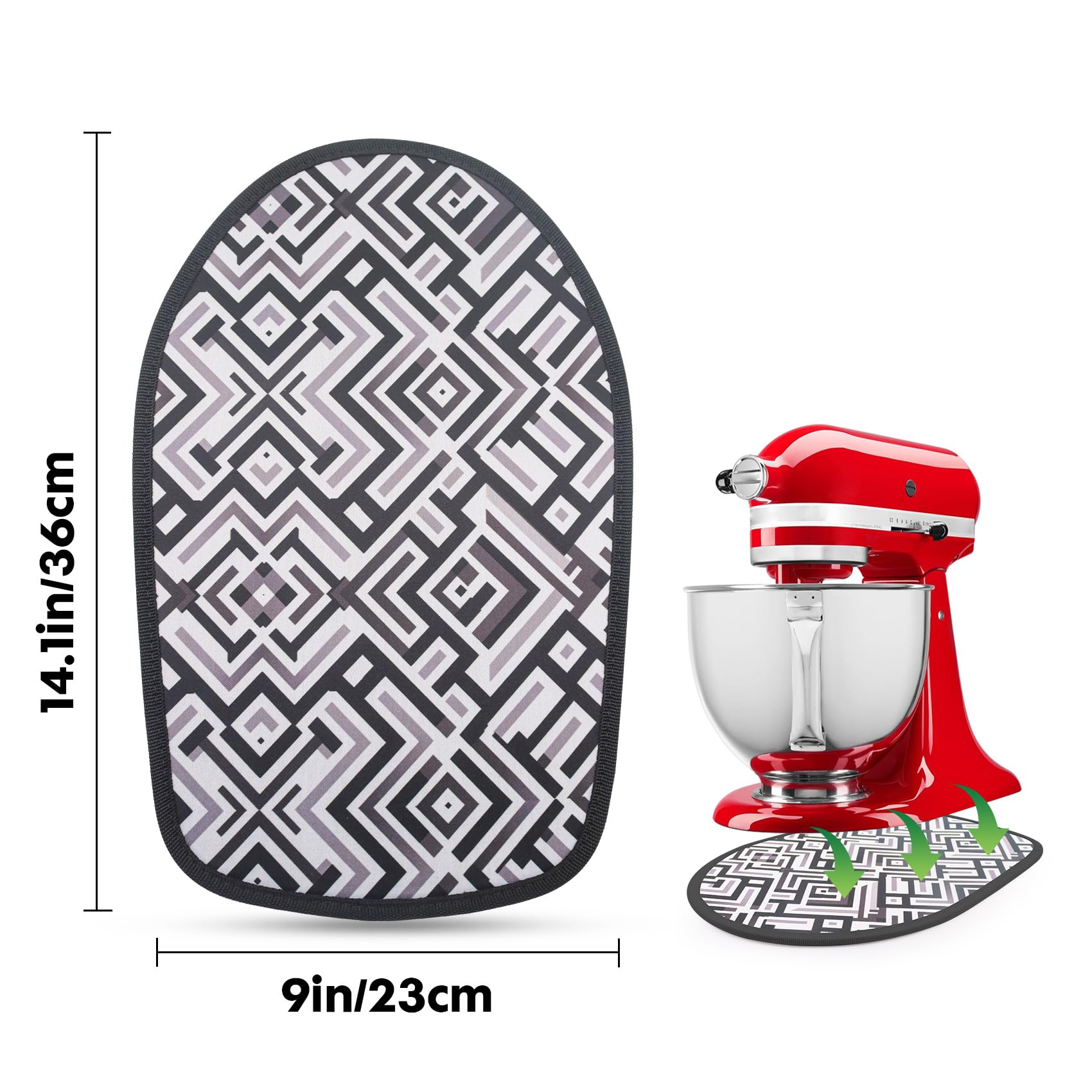 For Kitchen Aid Mixer Sliding Mat   Slider Mat For Kitchen Aid Artisan 4.5 5 Qt Tilt Head Stand Mixer, Mover Mixer Slider Pad Fo