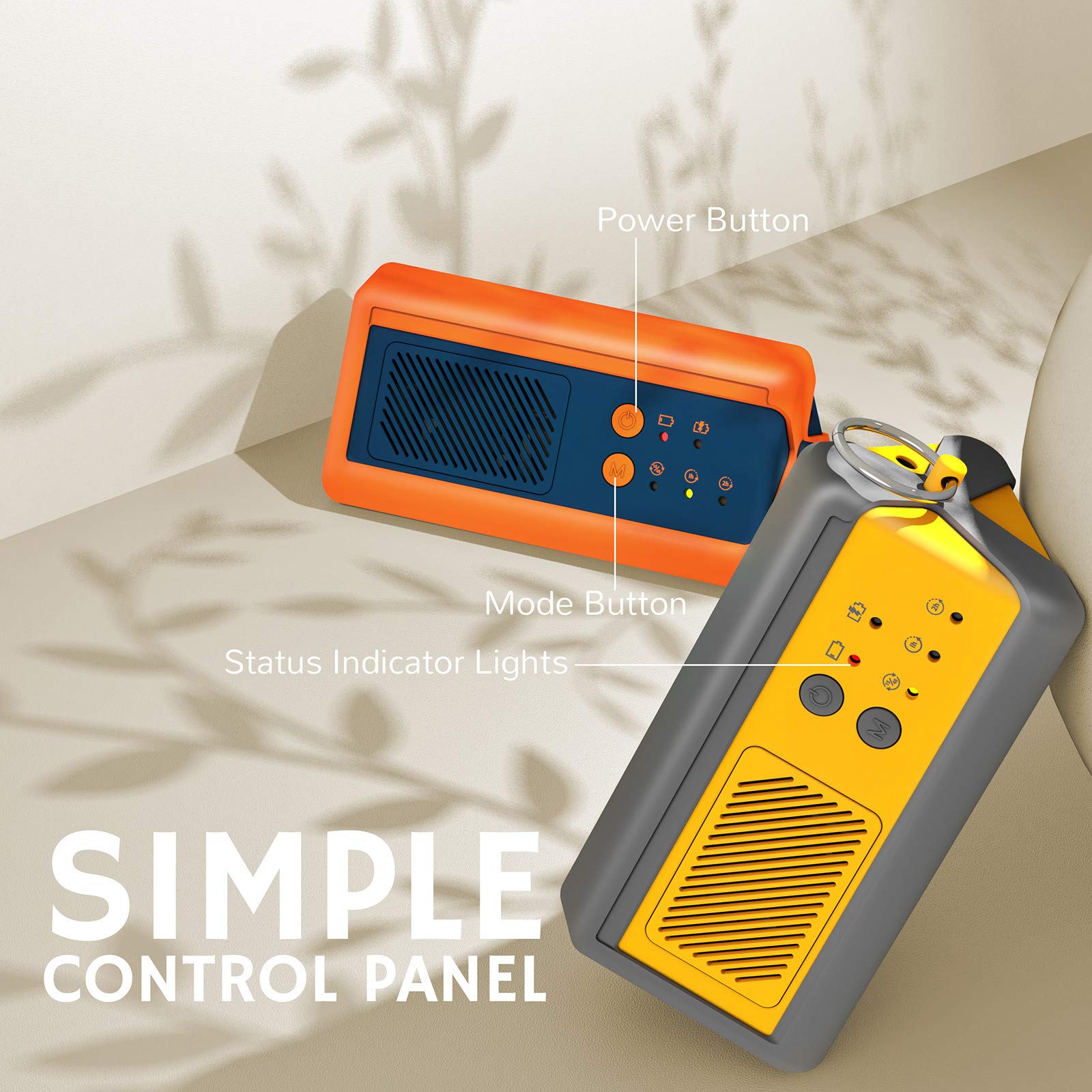 Airthereal Pa1K-Go 1,000Mg/H Portable Ozone Generator - Cordless Battery Powered Odor Eliminator For Car, Hotel Rooms, Offices,