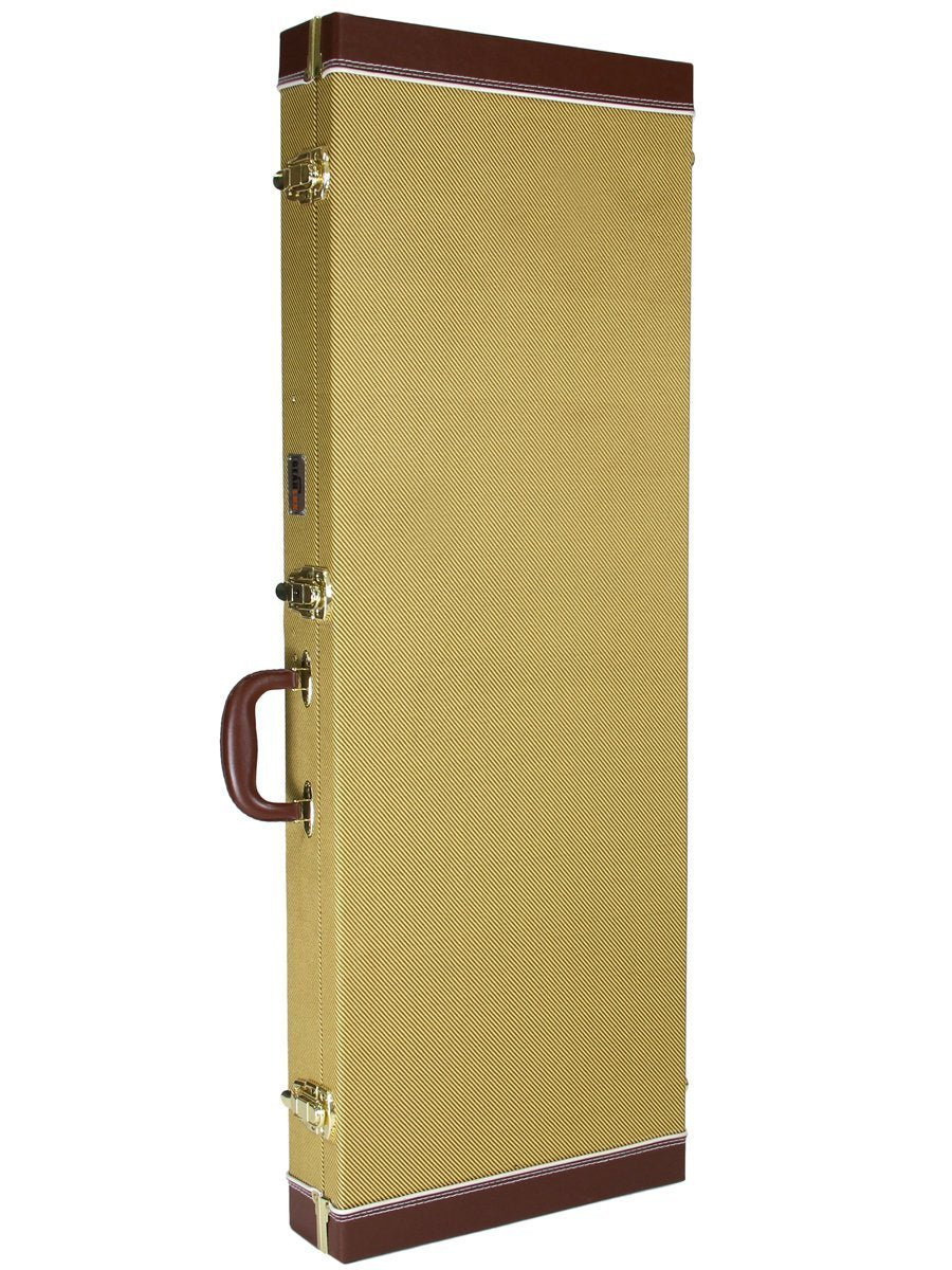 Gearlux Rectangular Electric Guitar Hard Case   Tweed