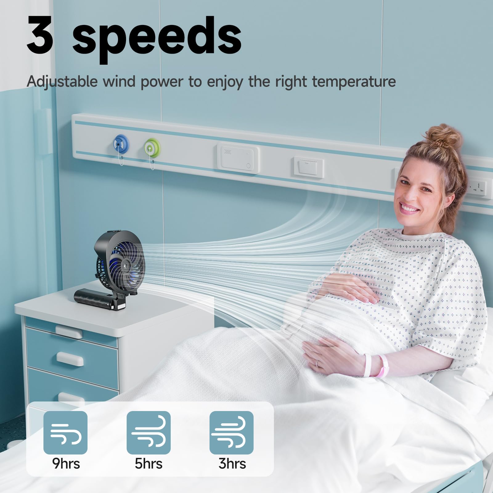 Handfan Personal Misting Fan, 55Ml Large Water Tank, Poratable Handheld Rechargeable Mister Fan, Battery Operated Mist Fan, 180F