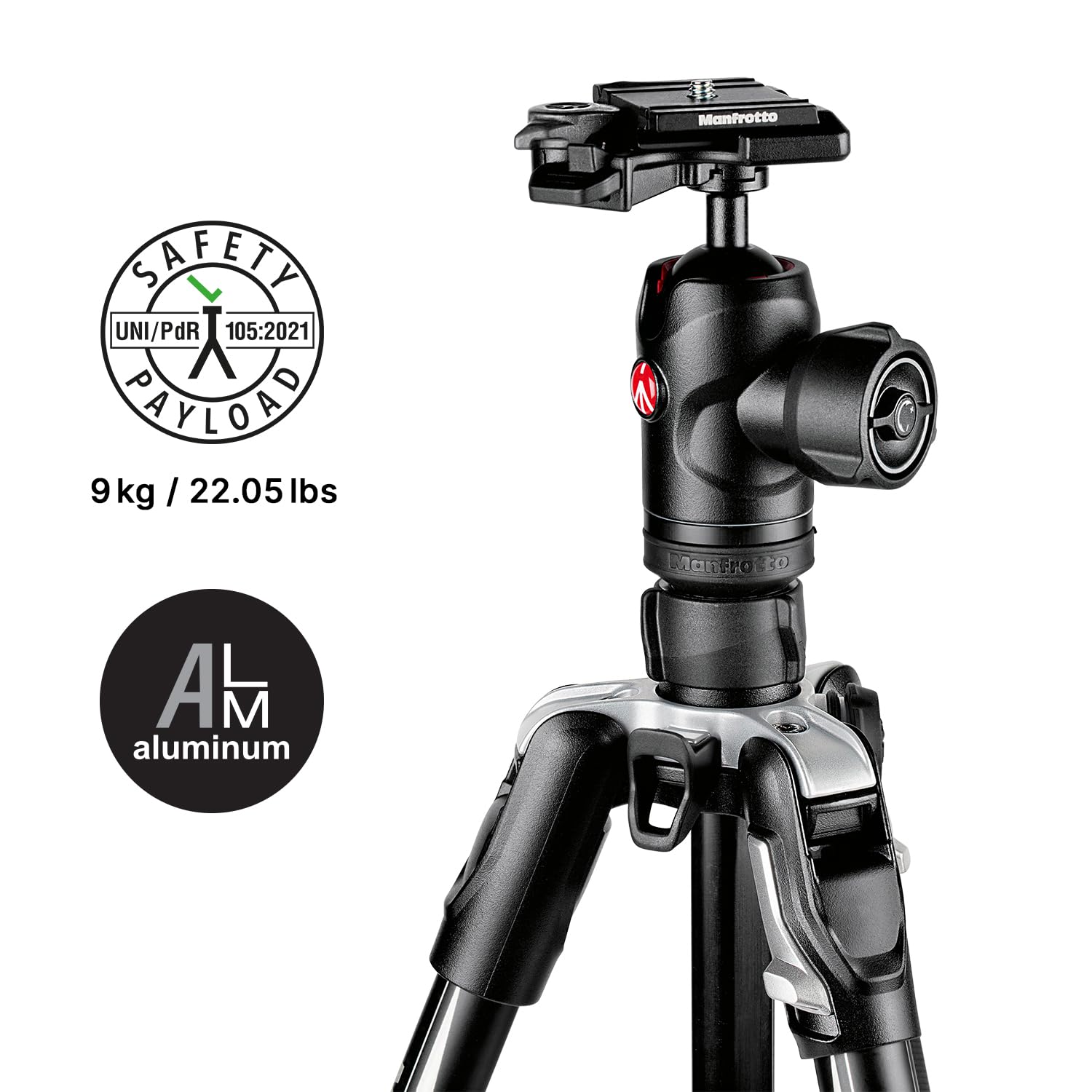 Manfrotto Befree Advanced Camera Tripod Kit With Twist Closure, Travel Tripod Kit With Ball Head, Portable And Compact, Camera T