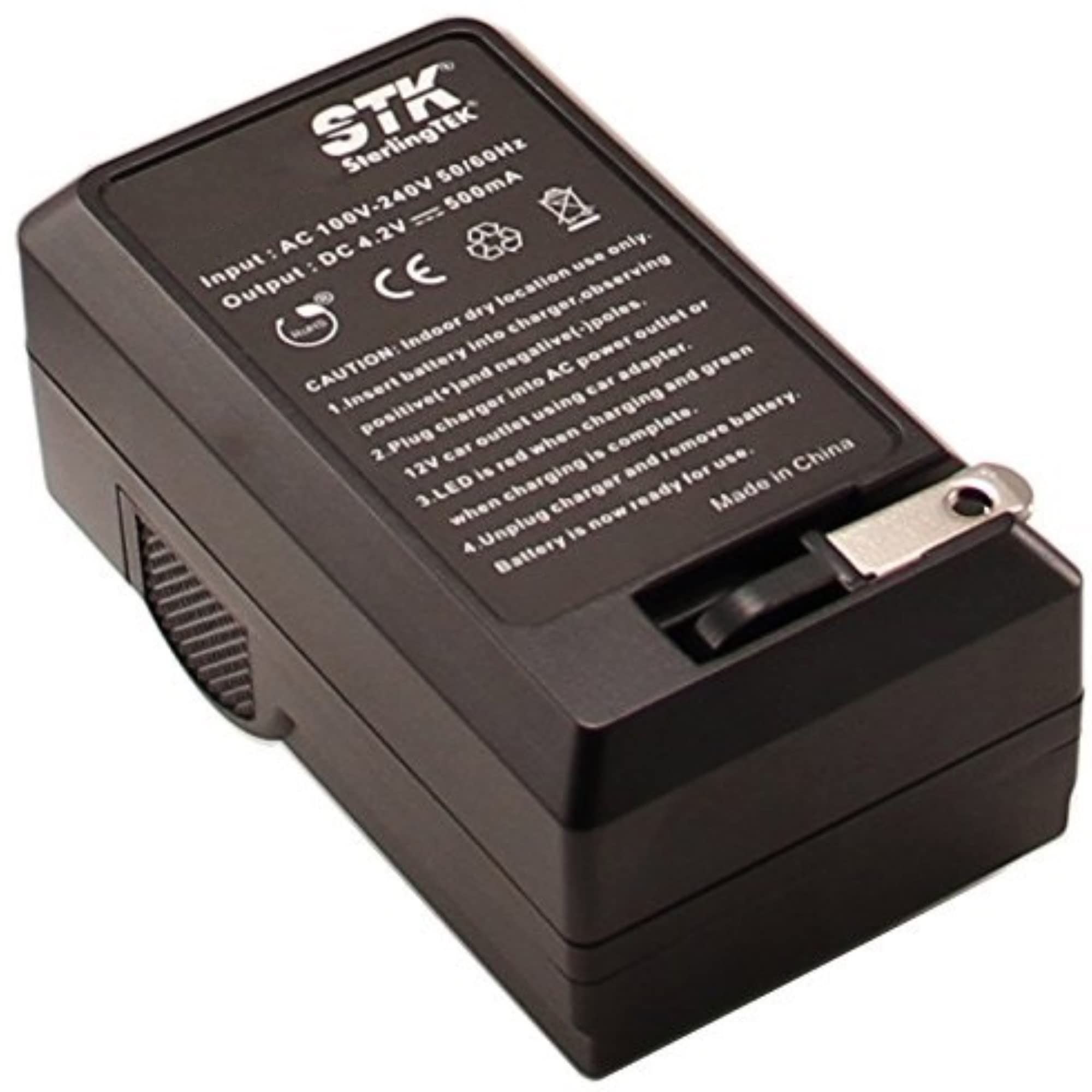 Stk'S Panasonic Dmw Bcf10Pp Battery Charger   For Panasonic Dmw Bcf19Pp, Dmw Bcf10 Batteries, And Lumix Dmc Ts4, Dm Ts3, Dmc Fh2