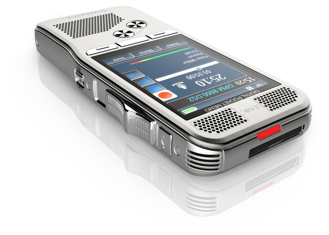 Philips Dpm 8000 Professional Digital Pocket Memo With Cradle And Speechexec Pro Software