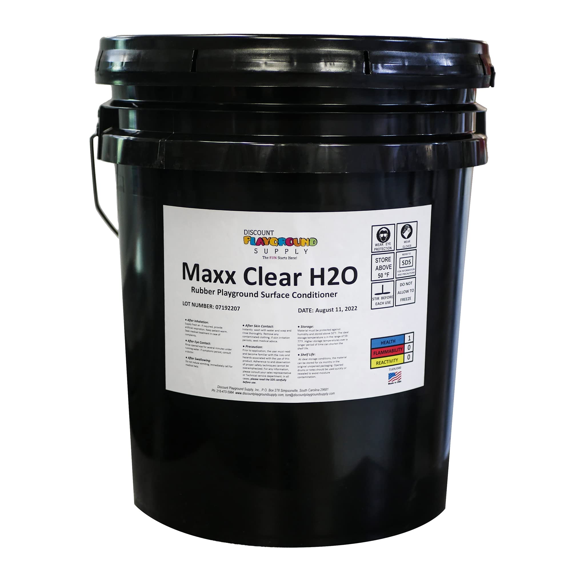 Maxx Clear H2O Surface Conditioner for Playground or Running Track Poured-in-Place Rubber Surface Maintenance