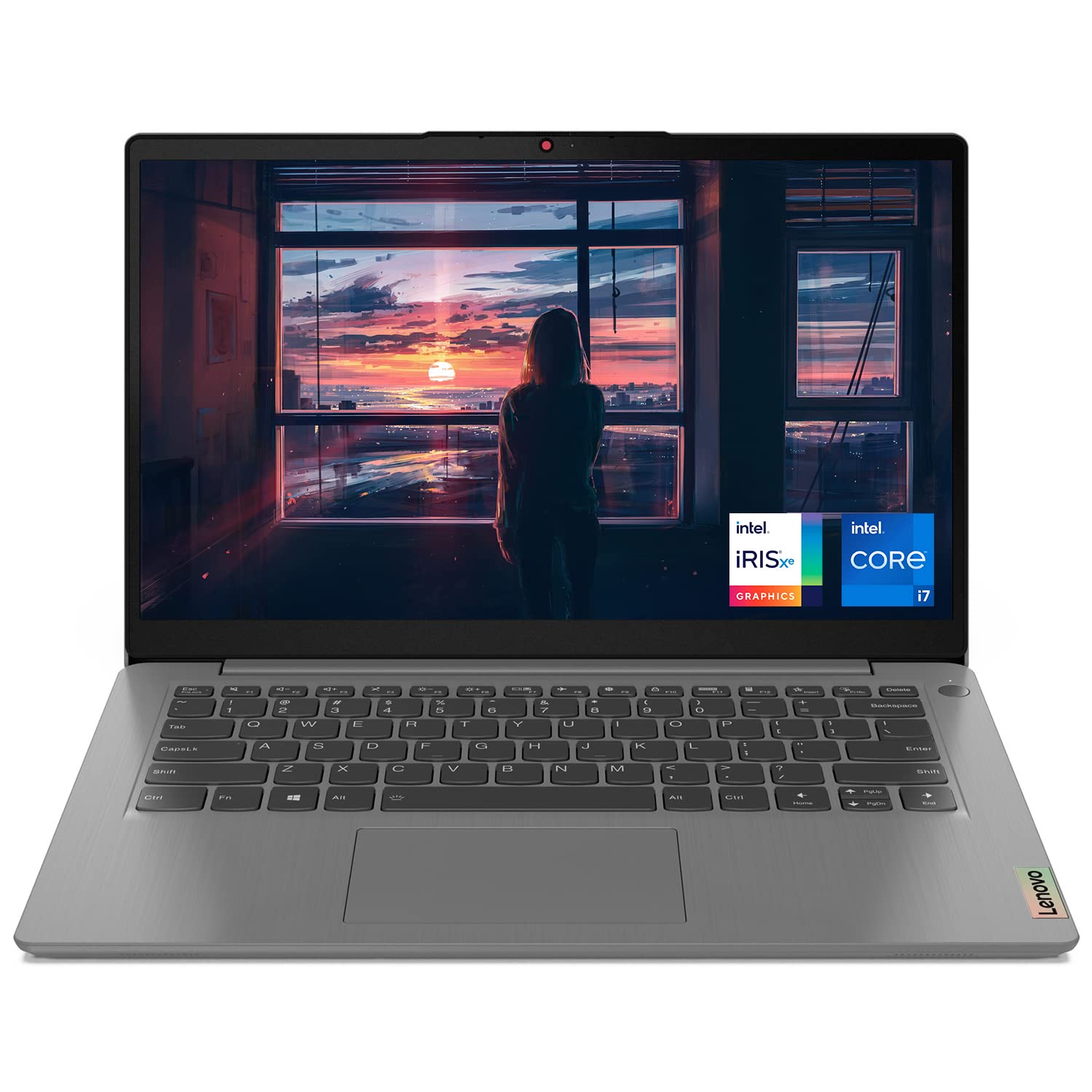 Lenovo IdeaPad 3 Laptop, 14 FHD Display, Intel Core i7-1165G7, Intel Iris Xe Graphics, Fingerprint Reader, Long Battery Life, Wi