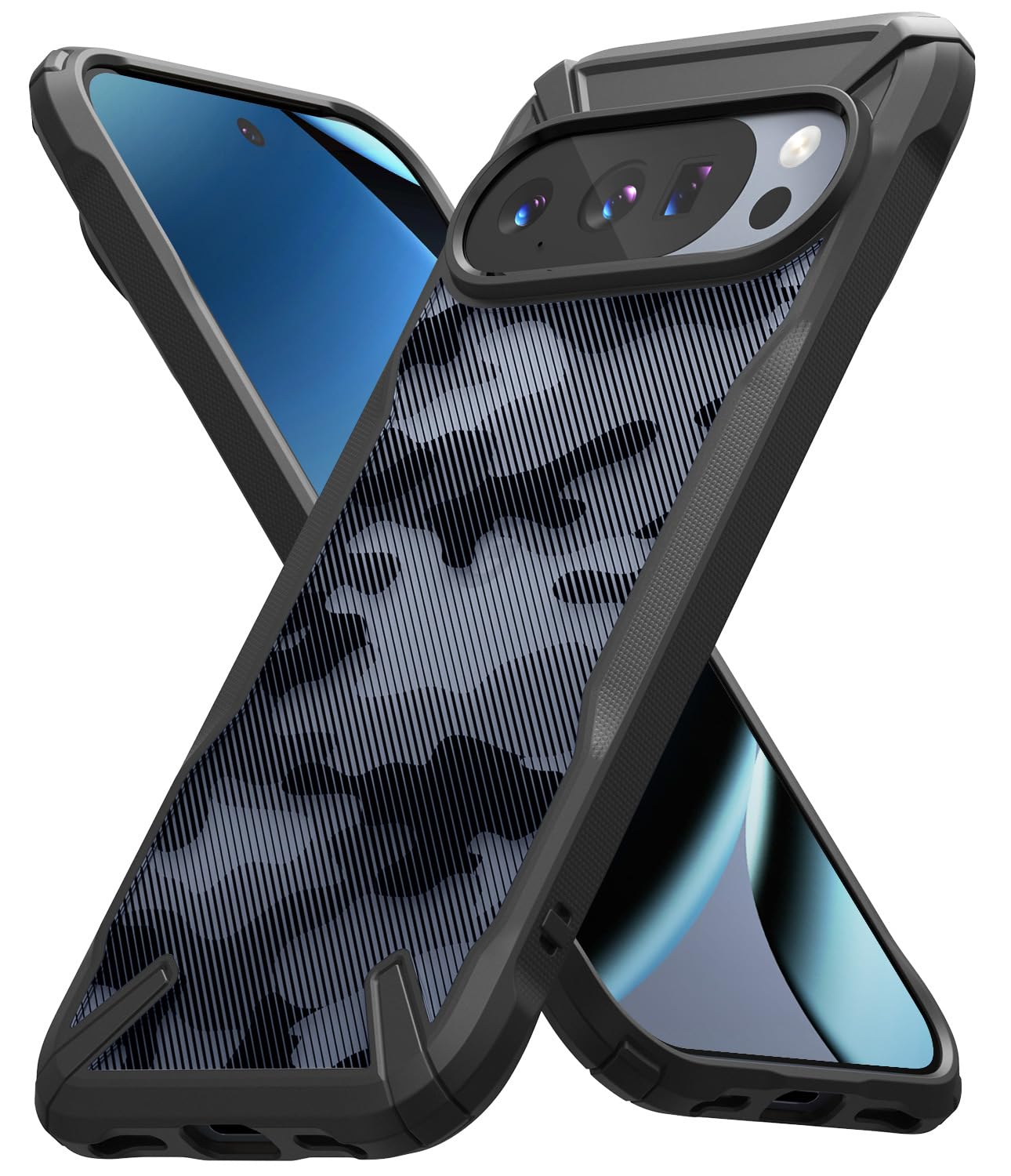 Ringke Fusion-X [Precise Cutouts for Camera Lenses] Designed for Google Pixel 10/10 Pro Case, Enhanced Bumper Heavy Duty Shockpr