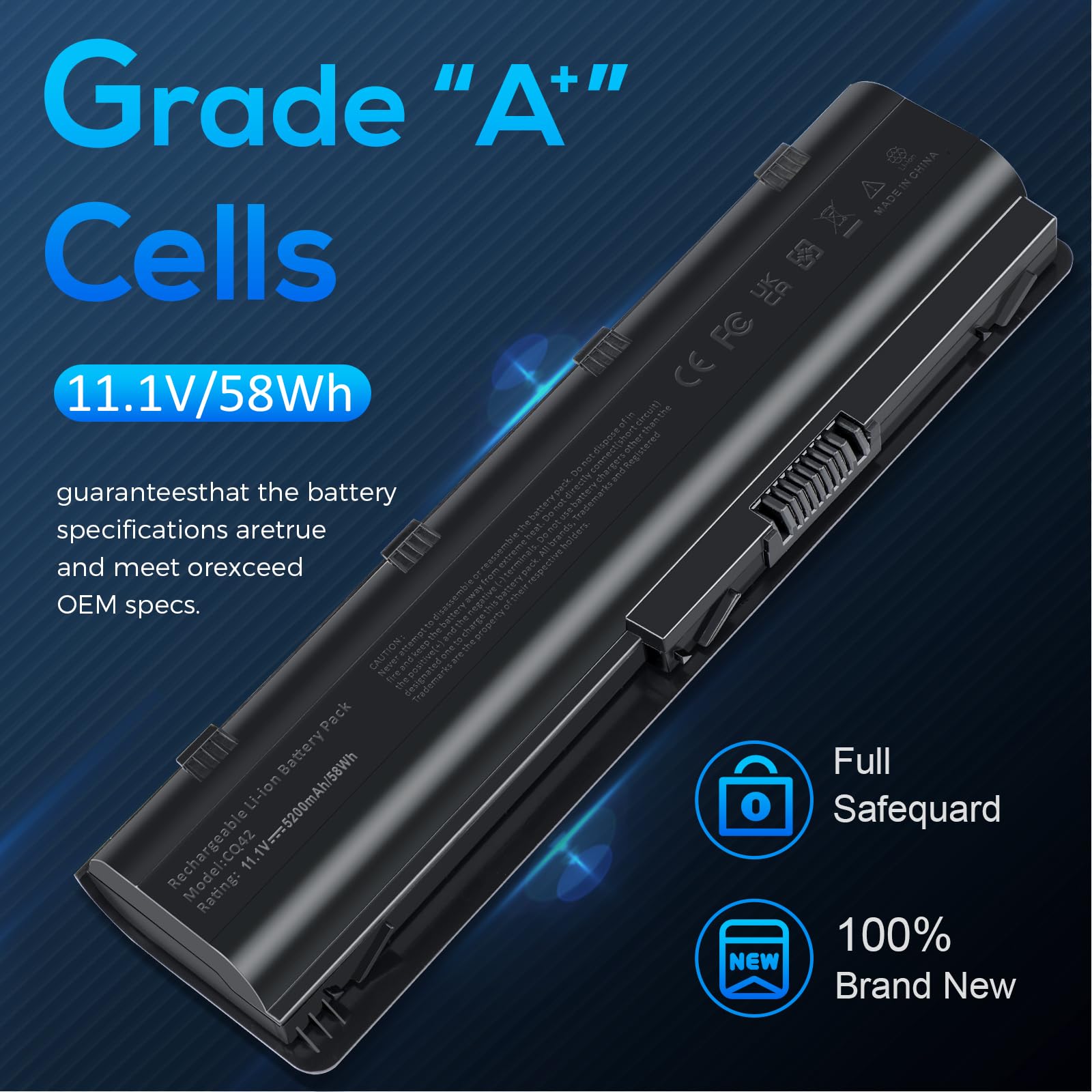 Fancy Buying Mu06 Mu09 Laptop Battery For Hp Spare 593553 001 593554 001 636631 001 584037 001 593550 001 593562 001 Compaq Pres