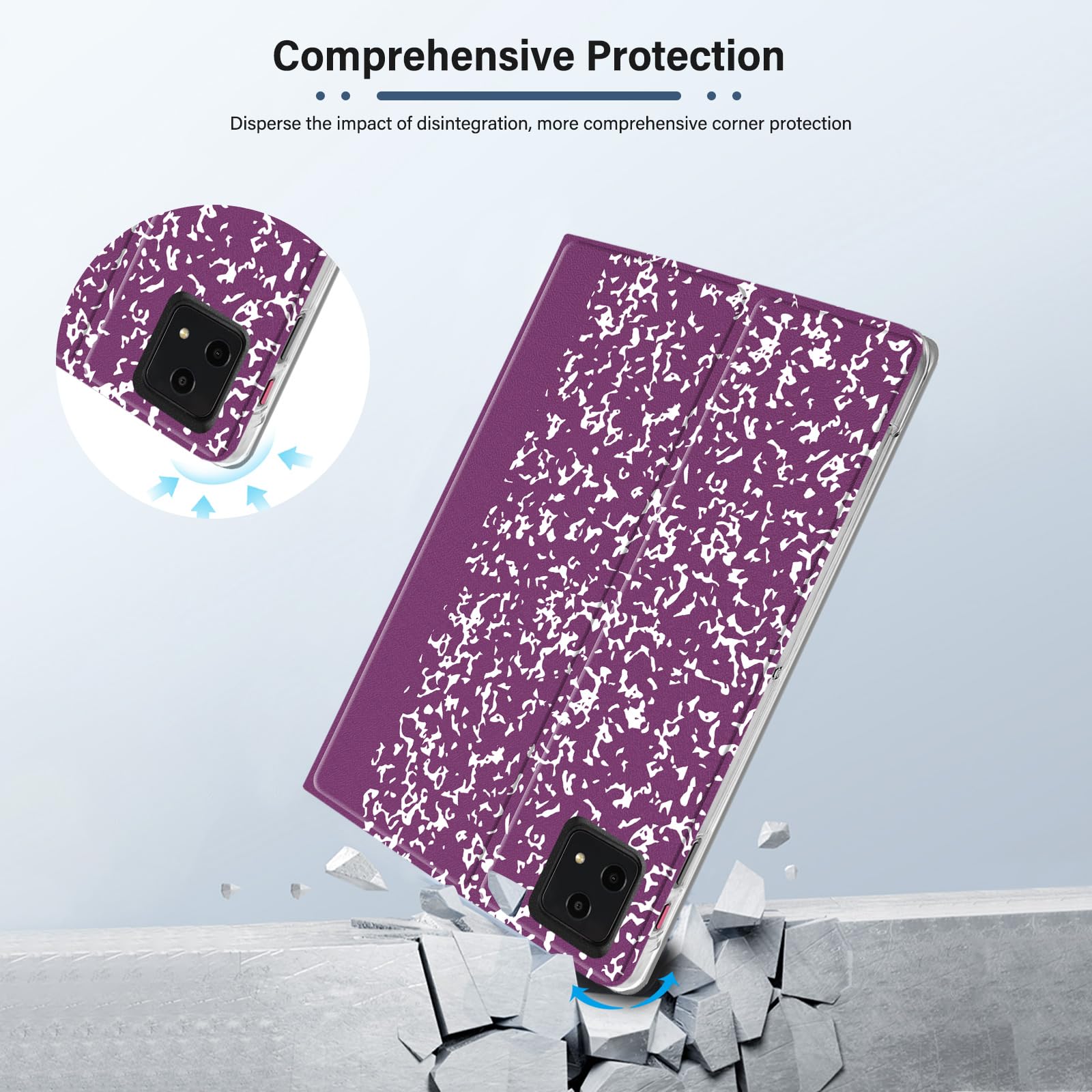 Aippdo Case For T Mobile Revvl Tab 5G 10.36 Inch Case,2023 Released Premium Leather Stand Cover With Sleep/Wake And Multiple Vie