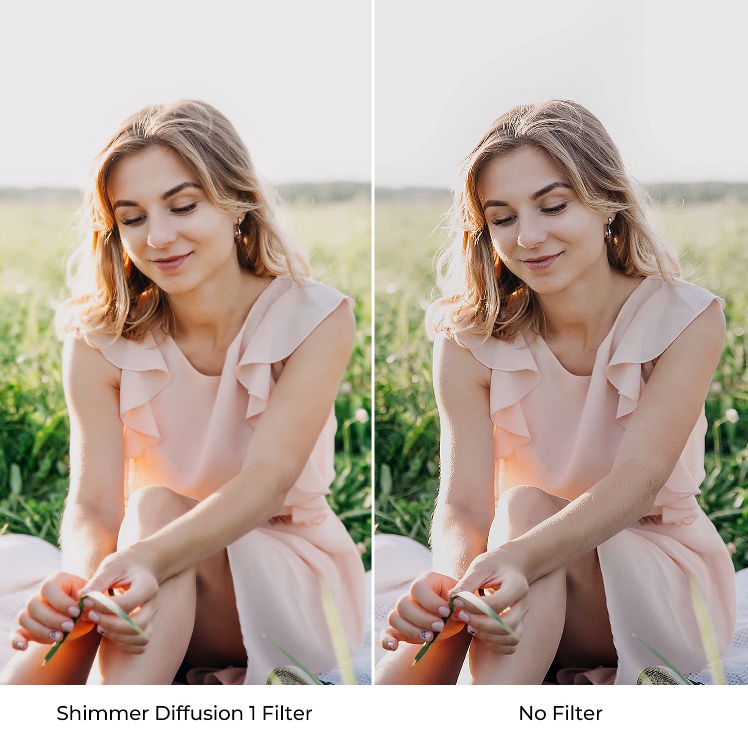 K&F Concept 77mm Shimmer Diffusion 1 Glimmer Glass Effect Filter 28 Multi-Coatings Optical Glass