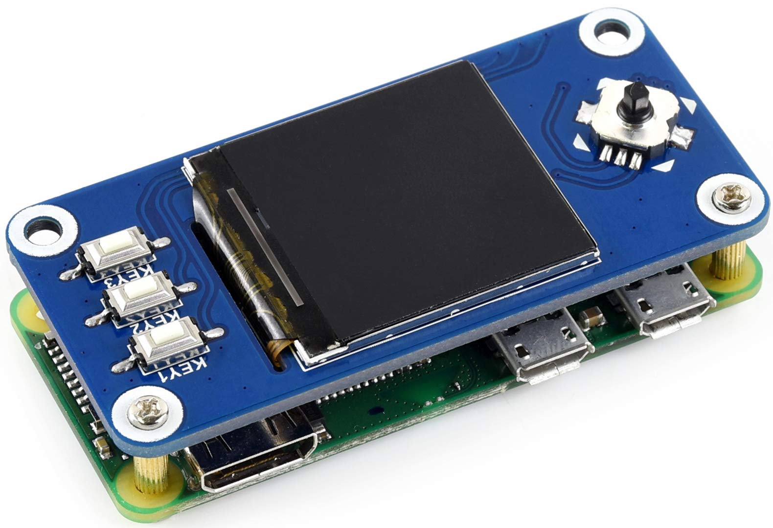 Waveshare 1.3Inch Lcd Display Hat For Raspberry Pi 4B/3B+/3B/2B/Zero/Zero W/Zero Wh, Ips Screen 240X240 Pixels Rgb, 65K Display