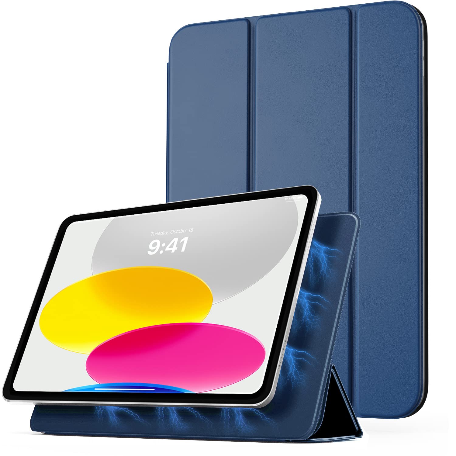 TiMOVO Magnetic Case for iPad (A16) 11th Generation 11 Inch 2025/iPad 10th Generation 10.9 Inch 2022, Smart Folio Magnetic Trifo