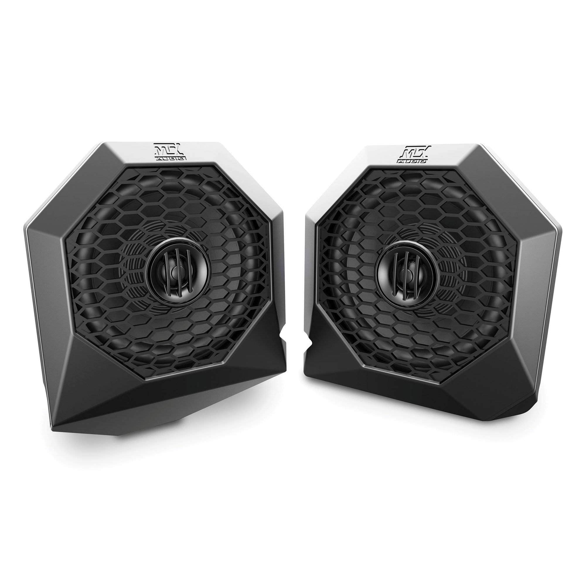 MTX Polaris RZRPOD65 6.5 Inch 130 Watt Dash Mount Heavy Duty Durable RZR ATV Coaxial Speakers, Fits 2014 to 2016 RVR ATVs, Pair