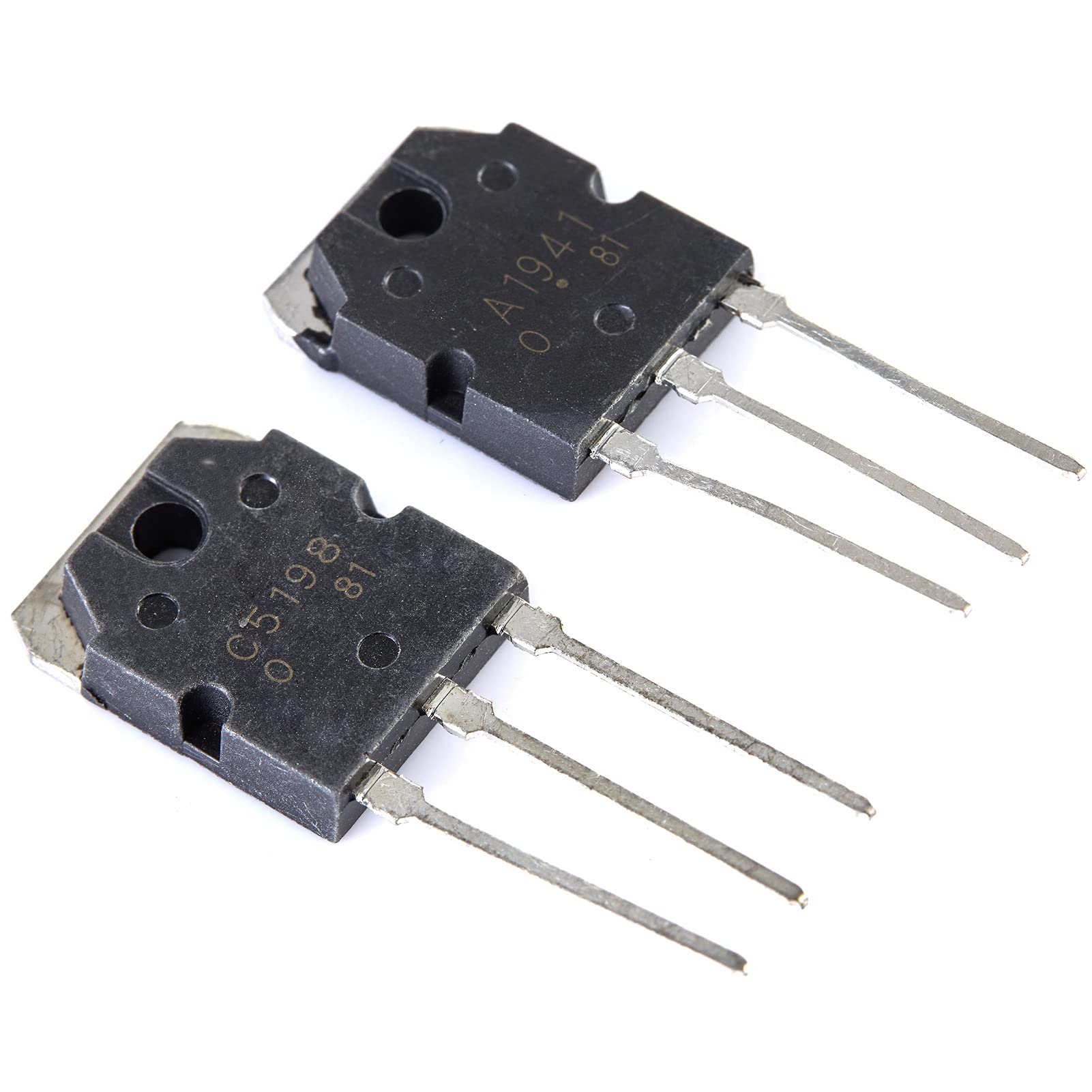 Bridgold 10Pcs(5Pcs 2Sc5198+5Pcs 2Sa1941) C5198 A1941 Power Amplifier Transistor 140V 10A,To 3P