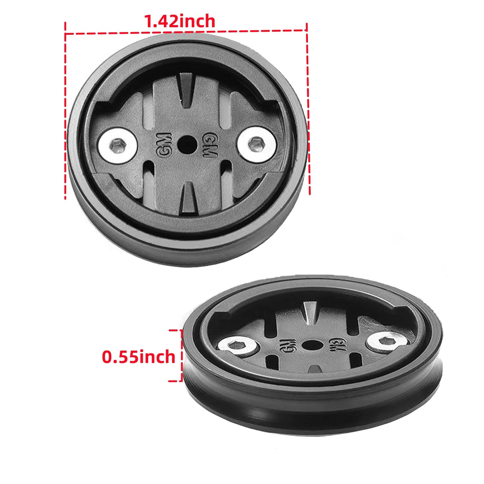 Bike Computer Stem Top Cap Mount - Garmin Stem Mount Compatible With Garmin 25 200 130 500 510 520 520 800 810 820 1000 1030,Wah