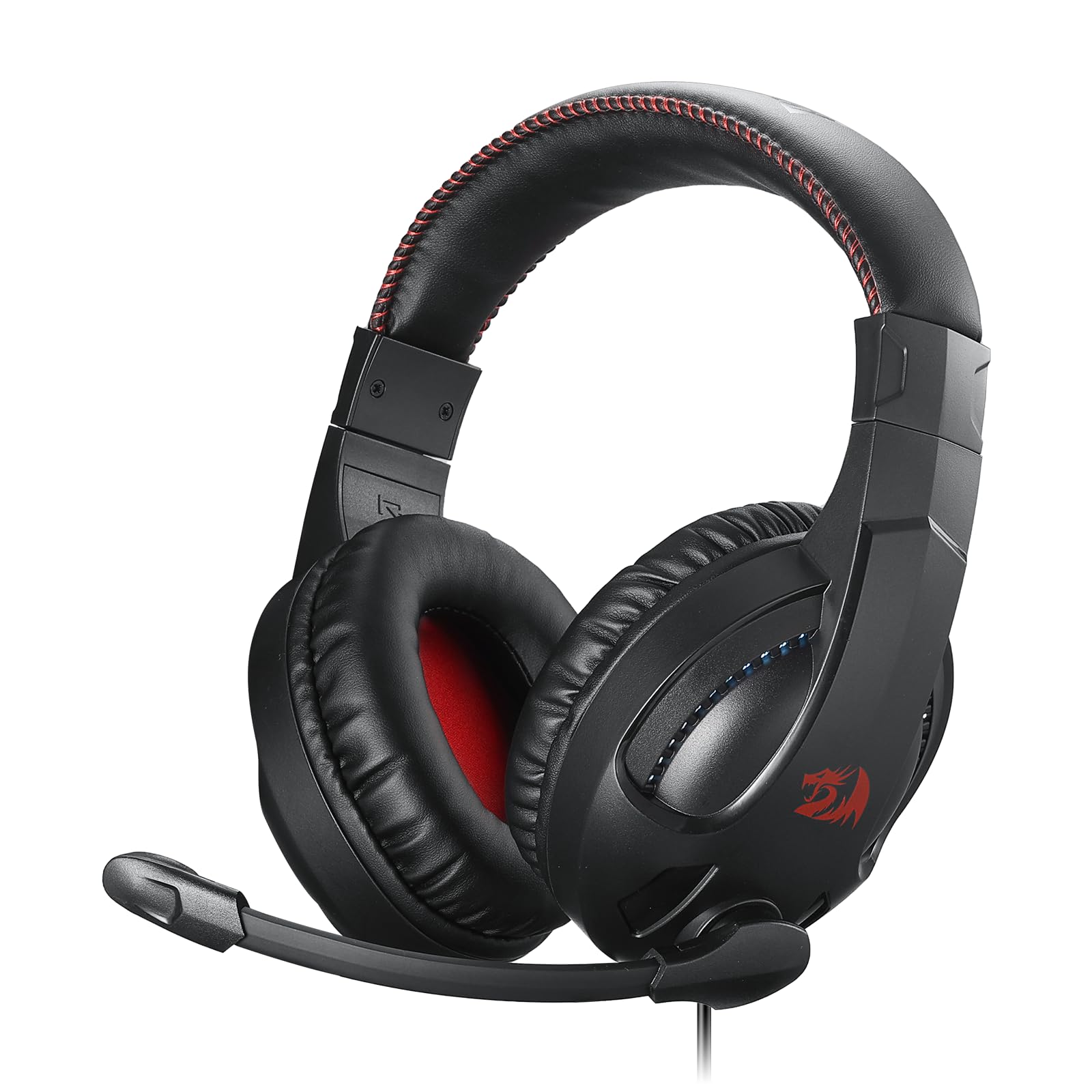 Redragon H211 Cronus Black Wired Gaming Headset, Stereo Surround Sound, Noise Canceling Microphone, Dynamic Rgb Backlight, 40 Mm