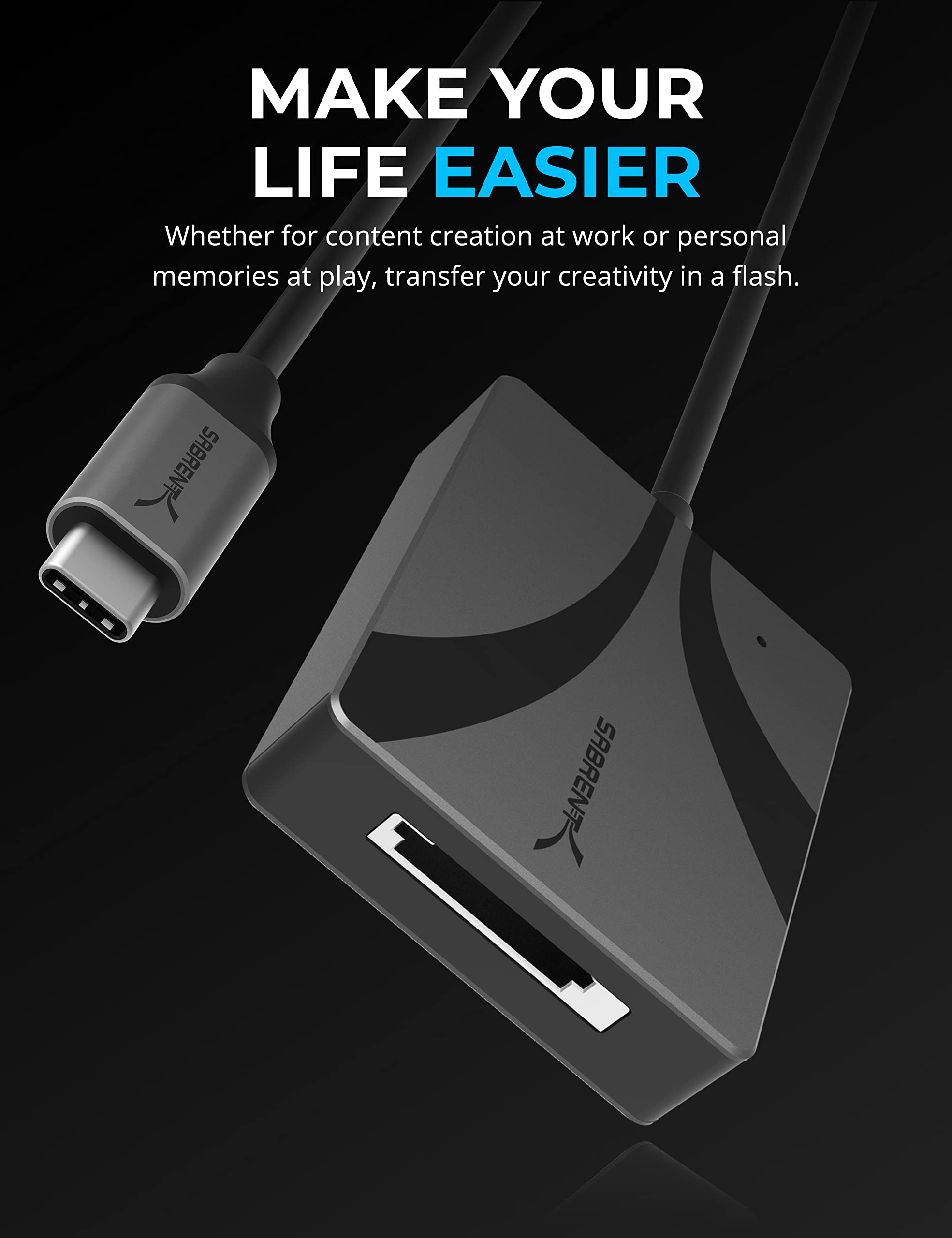 Sabrent Usb Type C Cfexpress Type A Card Reader [Cr Cfxa]