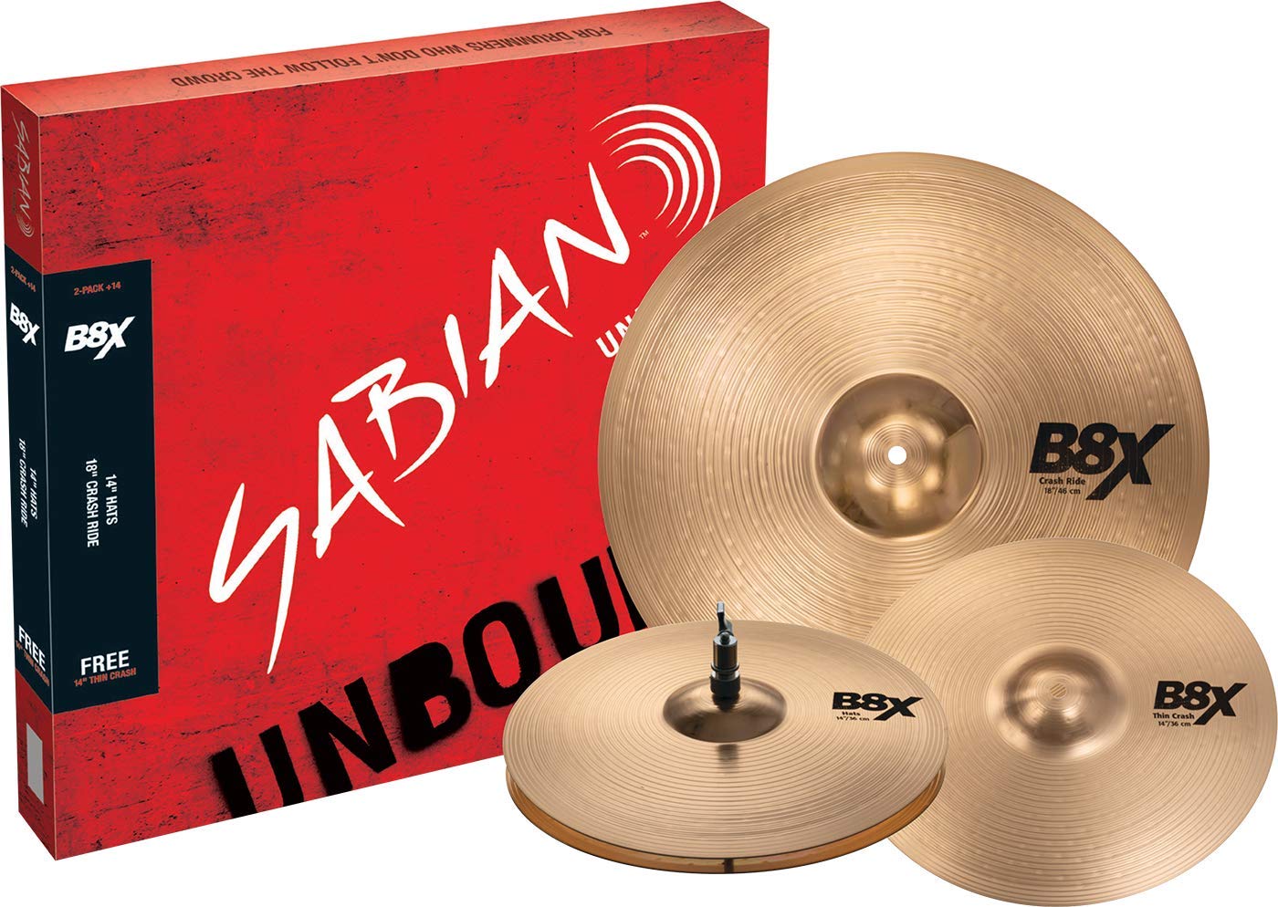 Sabian B8 2 Pack + 14