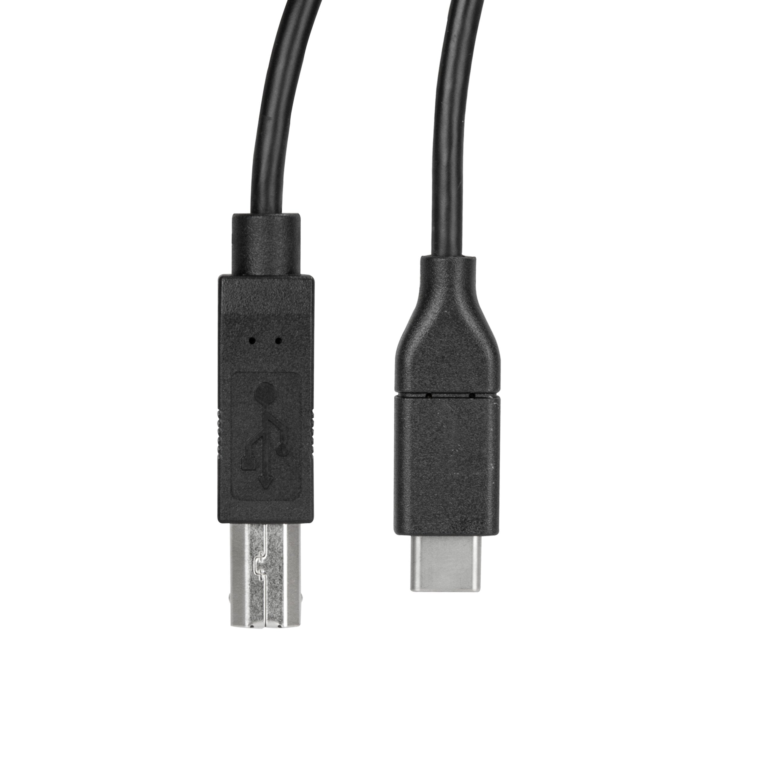 Startech.Com Usb C To Usb B Printer Cable   1.6 Ft / 0.5M   Usb C Printer Cable   Usb C To Usb B Cable   Usb Type C To Type B (U
