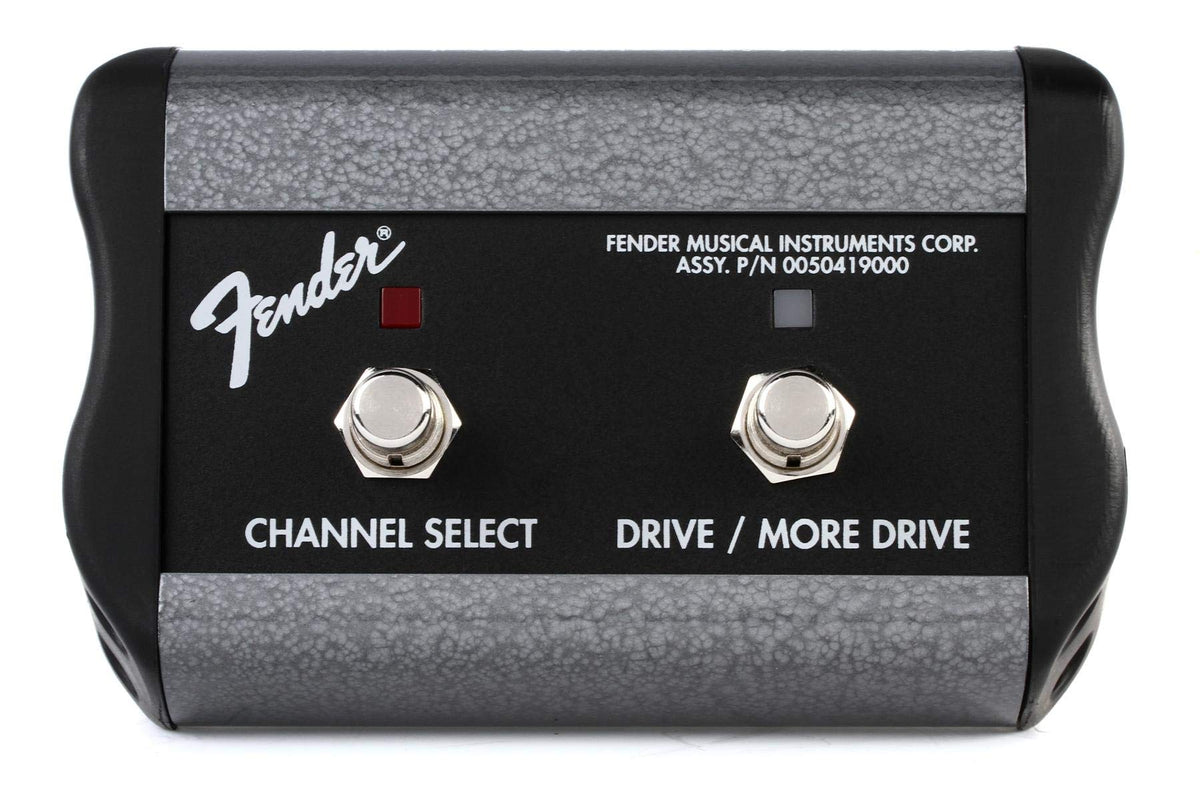 Fender 2 Button 3 Function Footswitch: Channel/Gain/More Gain With 1/4 ...