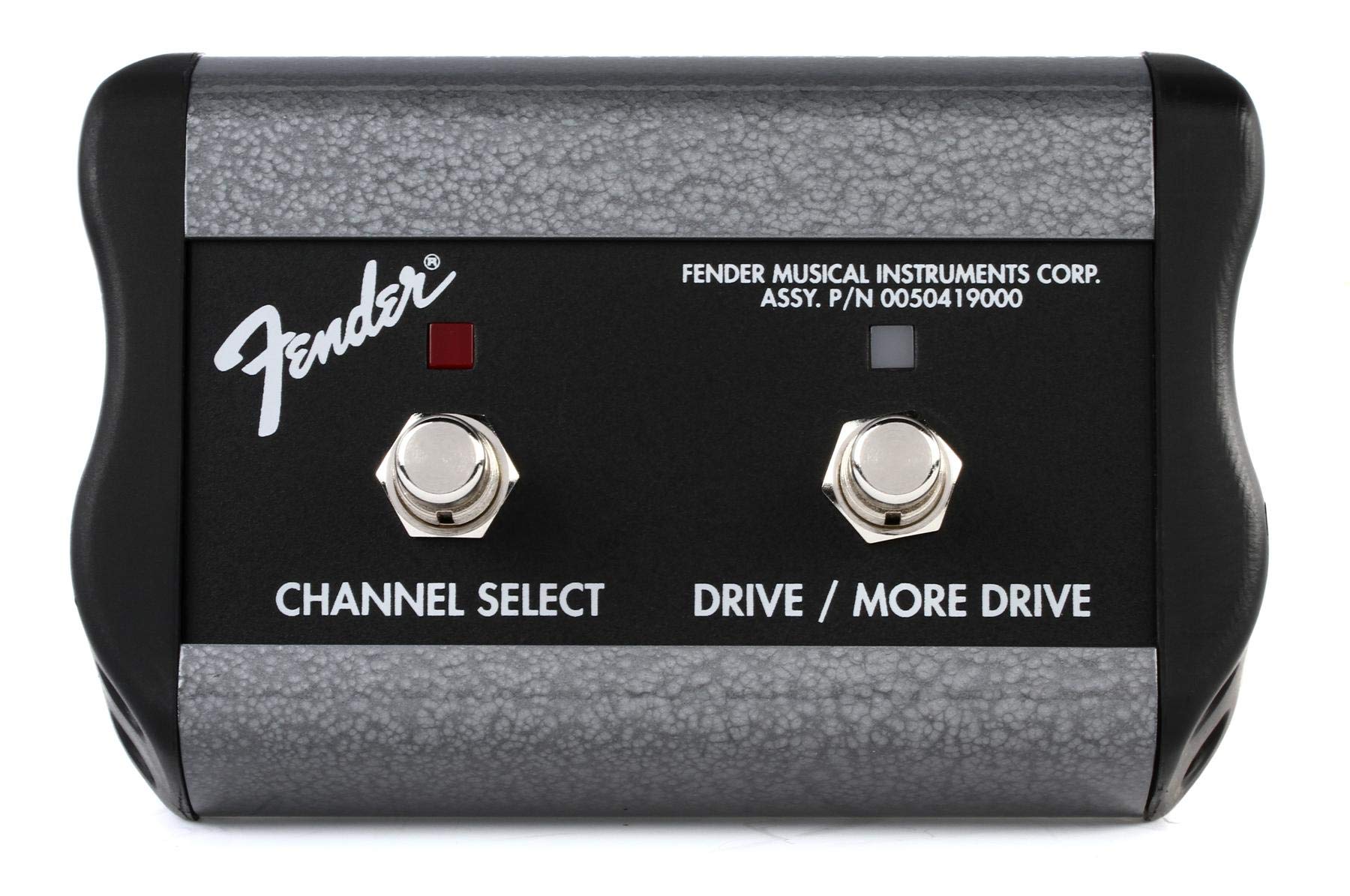 Fender 2 Button 3 Function Footswitch: Channel/Gain/More Gain With 1/4 Inch Jack