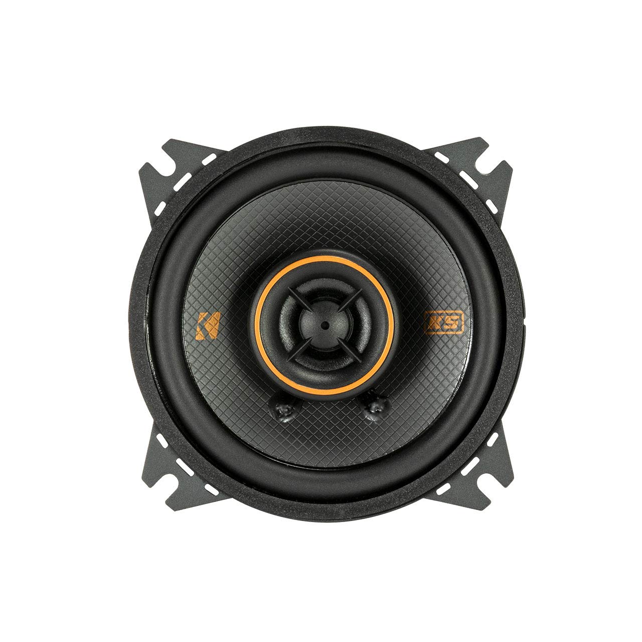 Kicker 47Ksc404 Ks Series 4'' Coaxial Speakers With .5'' Tweeters, 4Ohm