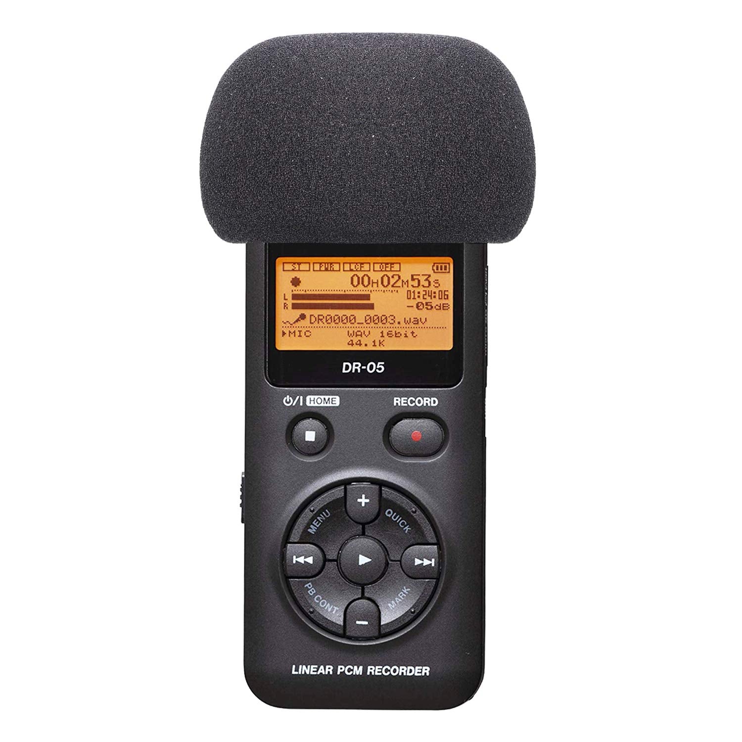 Sunmon Windscreen Deadcat And Foam Cover For Dr-05X Dr-05 Mic Recorders, Indoor Outdoor Microphone Wind Muff