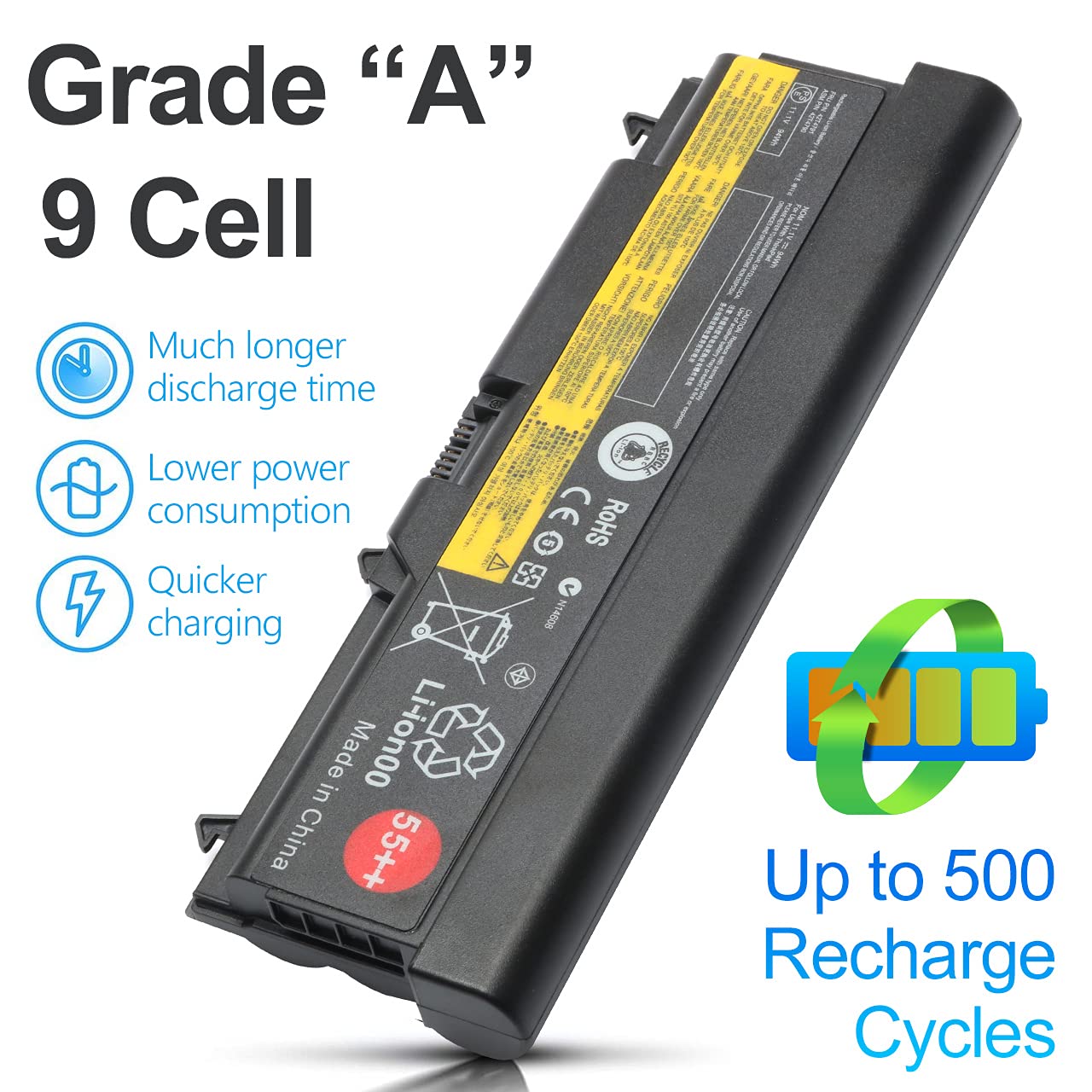 Lqm 11.1V 94Wh/8.4Ah New Laptop Battery For Lenovo Thinkpad 55++ T410 T420 E420 T510 T510I T520 T520I W510 W520 57Y4186 42T4799 42T4798