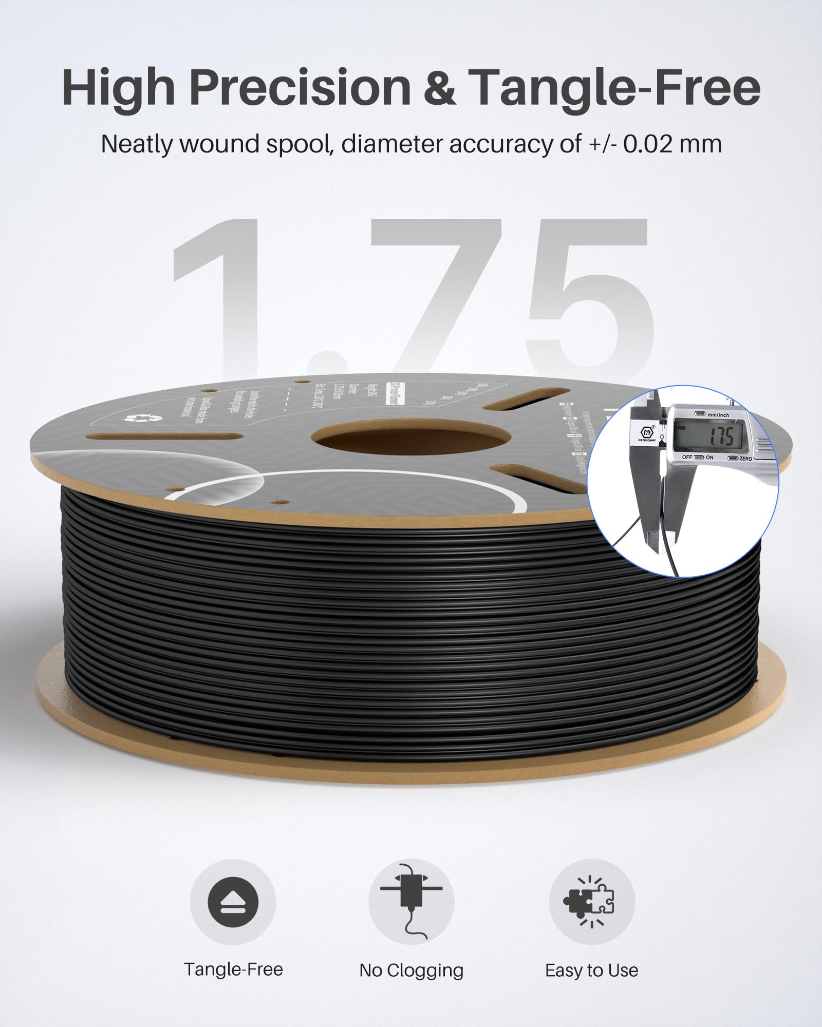 Elegoo Petg Pro Filament 1.75Mm Red 1Kg, Strong Toughness 3D Printer Filament Dimensional Accuracy +/  0.02 Mm, 1Kg Cardboard Sp