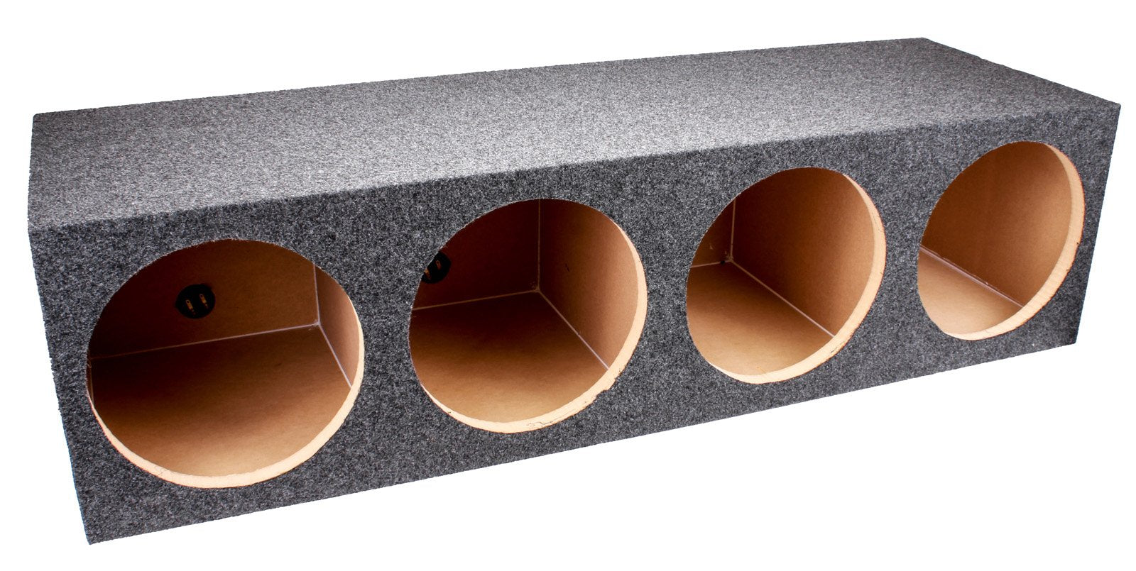 Q Power HD12 4HOLE Heavy Duty Quad 12" Sealed Subwoofer Enclosure Box