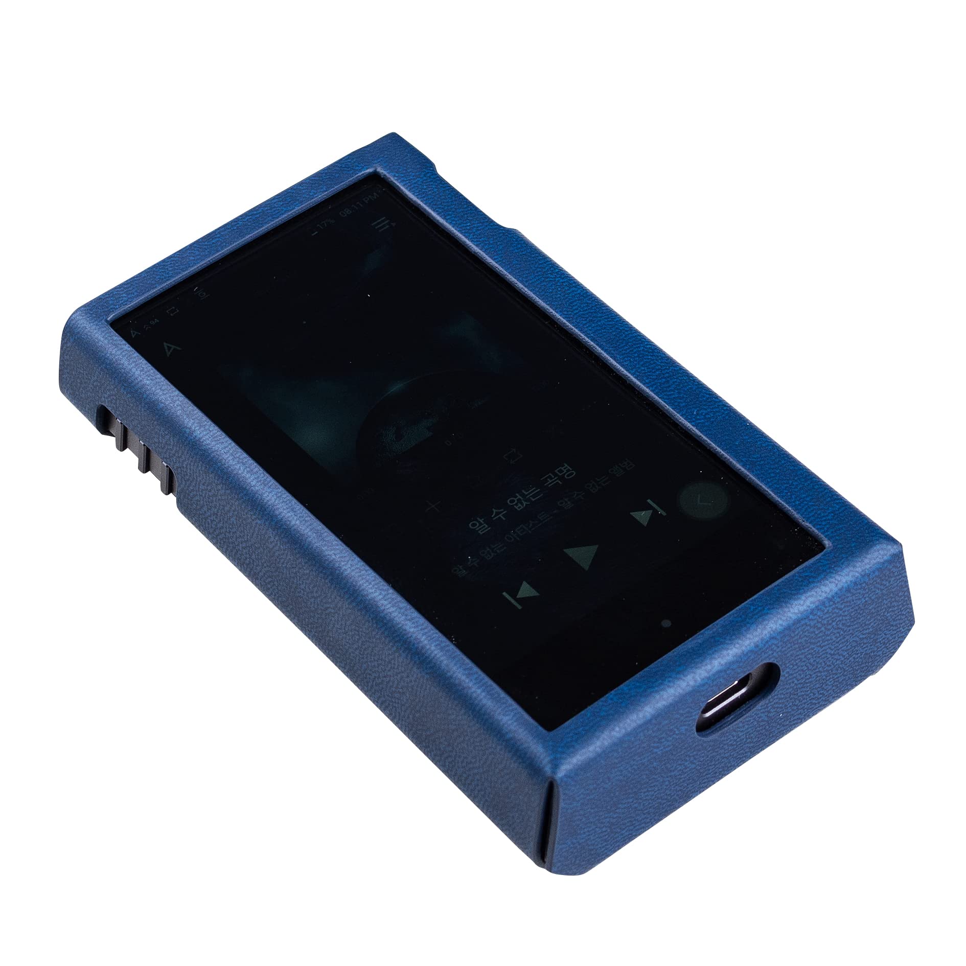 Miter Case Miter Case Compatible For Astell&Kern Kann Max , Hand Crafted Pu Leather Case Cover For Kannmax (Navy)
