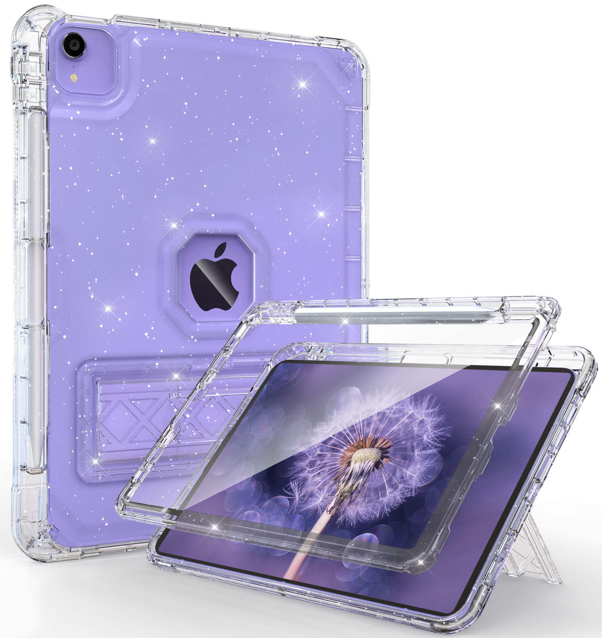 Rantice Ipad Air 5Th/4Th Generation Case With Screen Protector (2022/2020), 10.9 Inch Ipad Air Case With Pencil Holder, Slim Sho