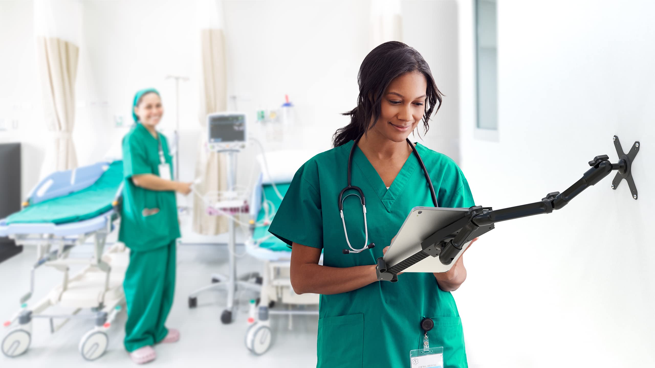 Flex Wall Mount - Ctas Custom Flex Wall Mount For Ipad 10Th Gen 10.9 - Ipad 7Th/8Th/9Th Gen 10.2    - Ipad Air 4 - Ipad Mini 5 -